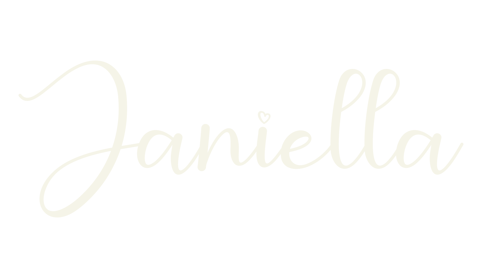 Janiella, calligraphy font preview