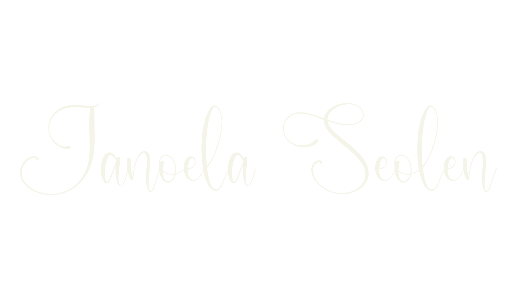 Janoela Seolen, calligraphy font preview