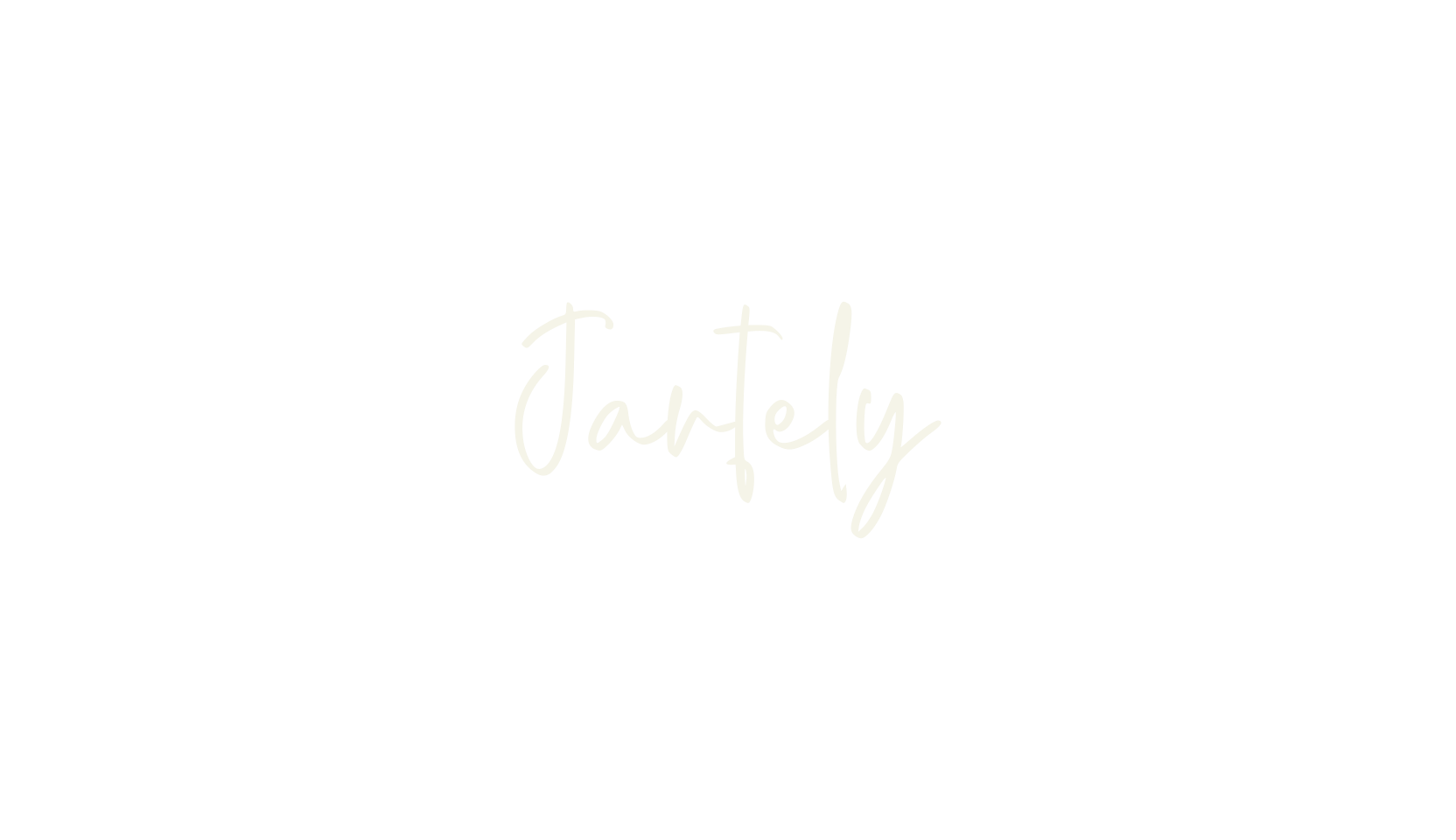 Jartely, handwriting font preview