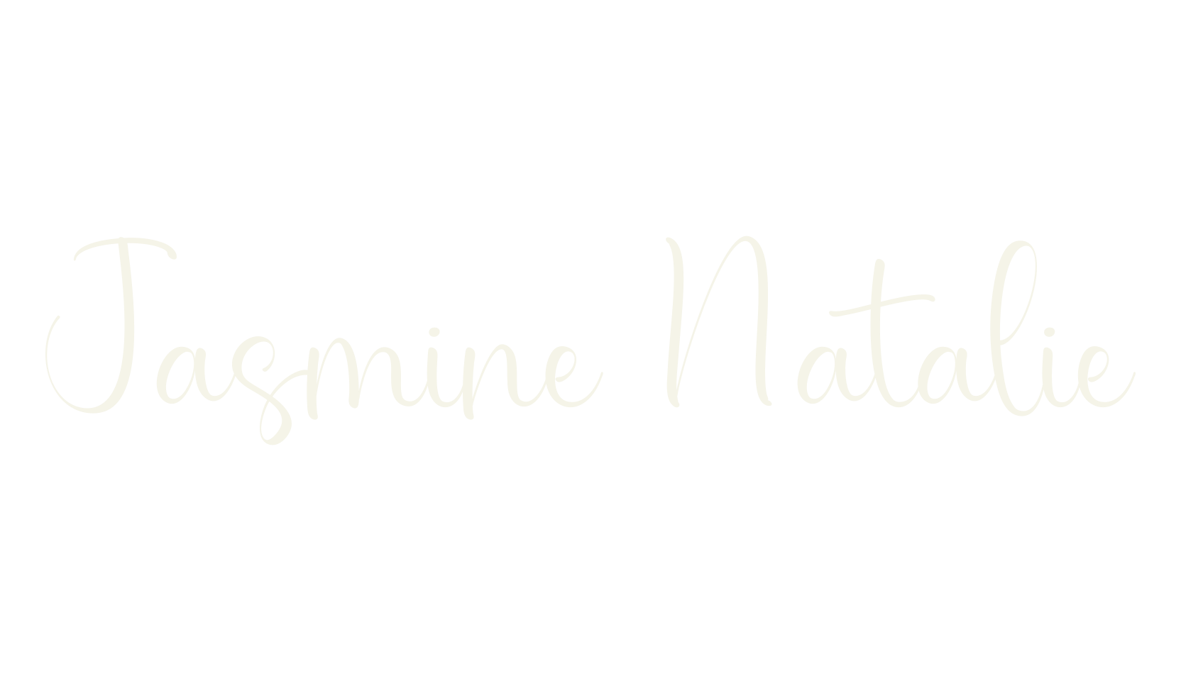 Jasmine Natalie, wedding font preview