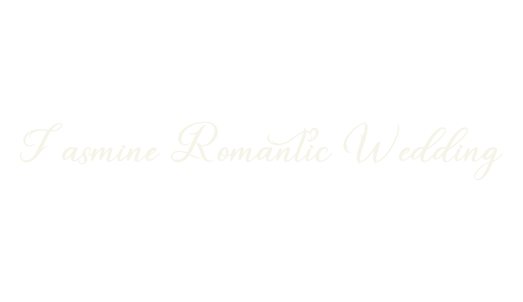 Jasmine Romantic Wedding, wedding font preview