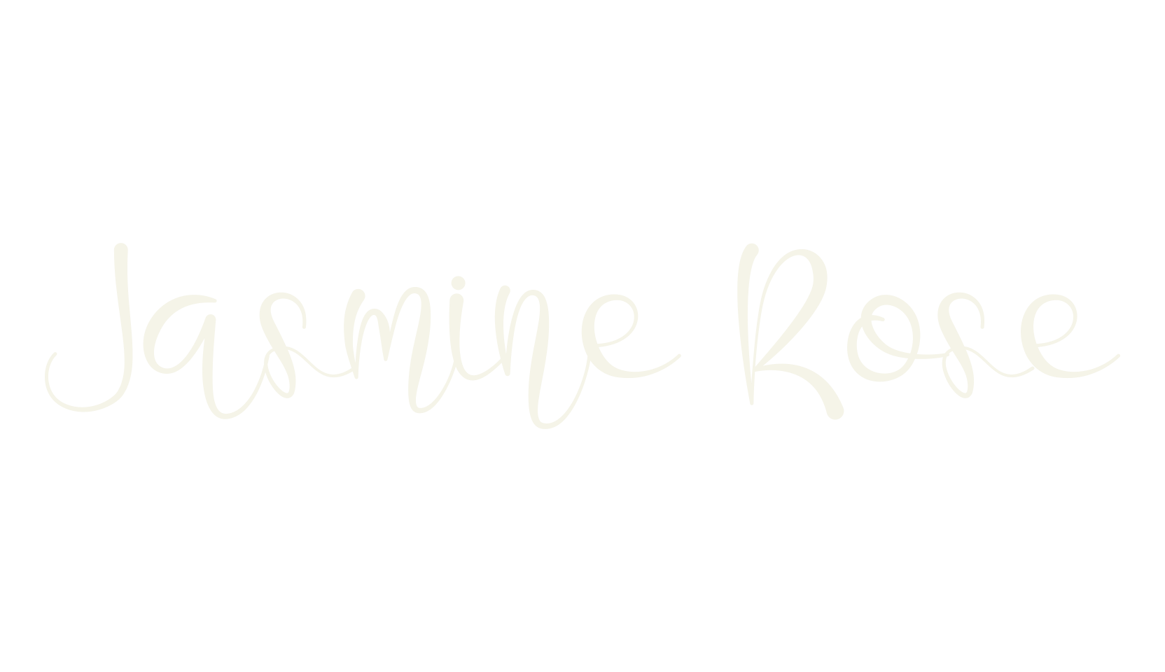 Jasmine Rose, lettering font preview