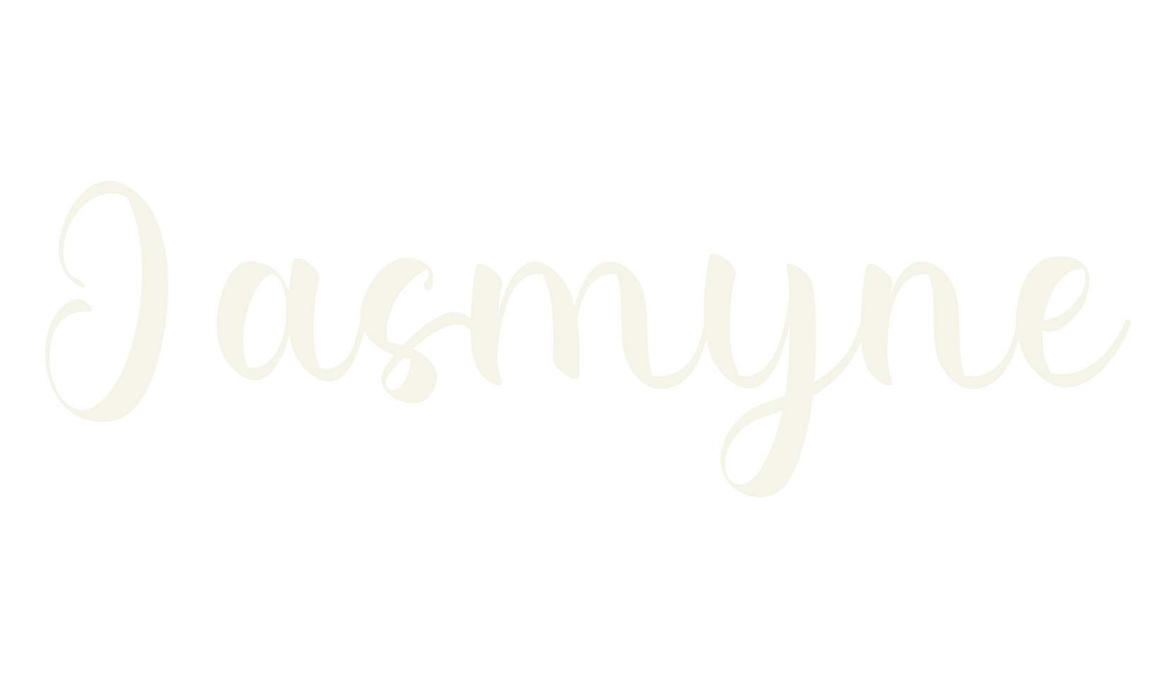 Jasmyne, calligraphy font preview