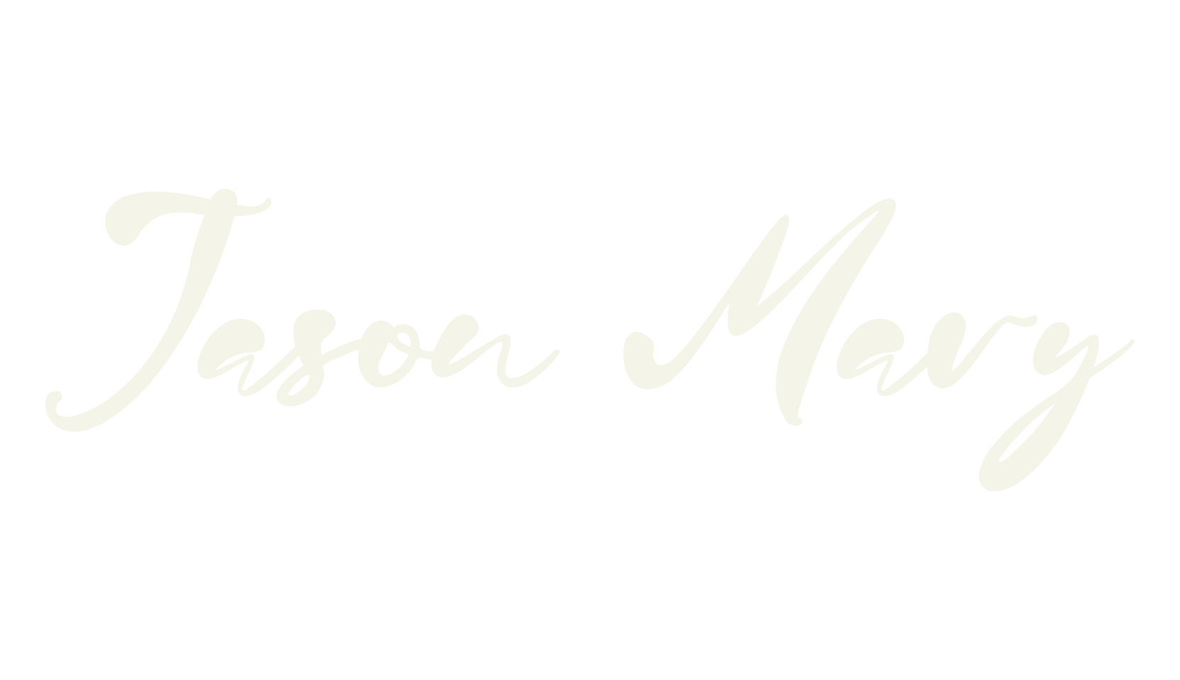 Jason Mary, handwritten font preview