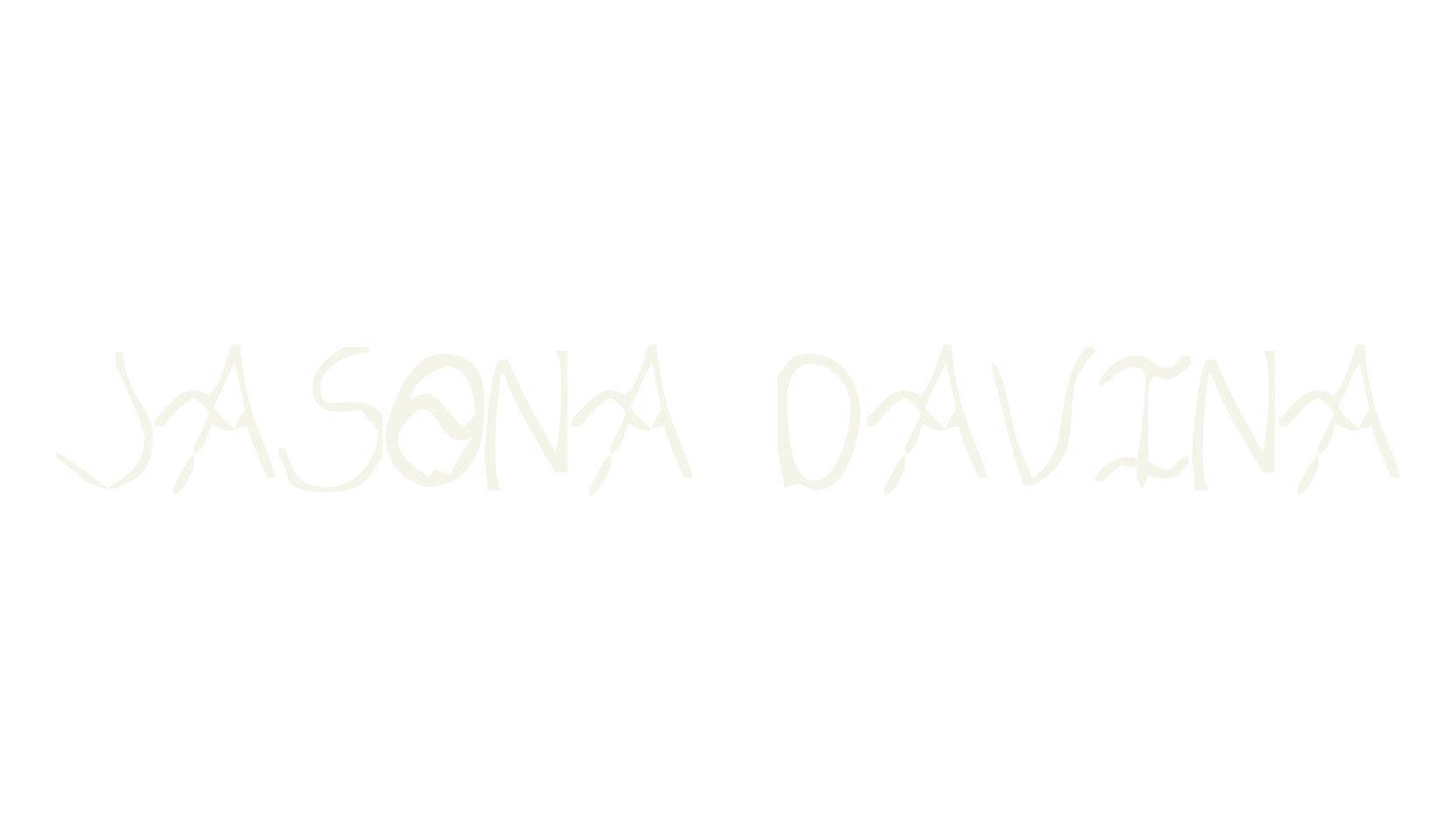 Jasona Davina, handwriting font preview