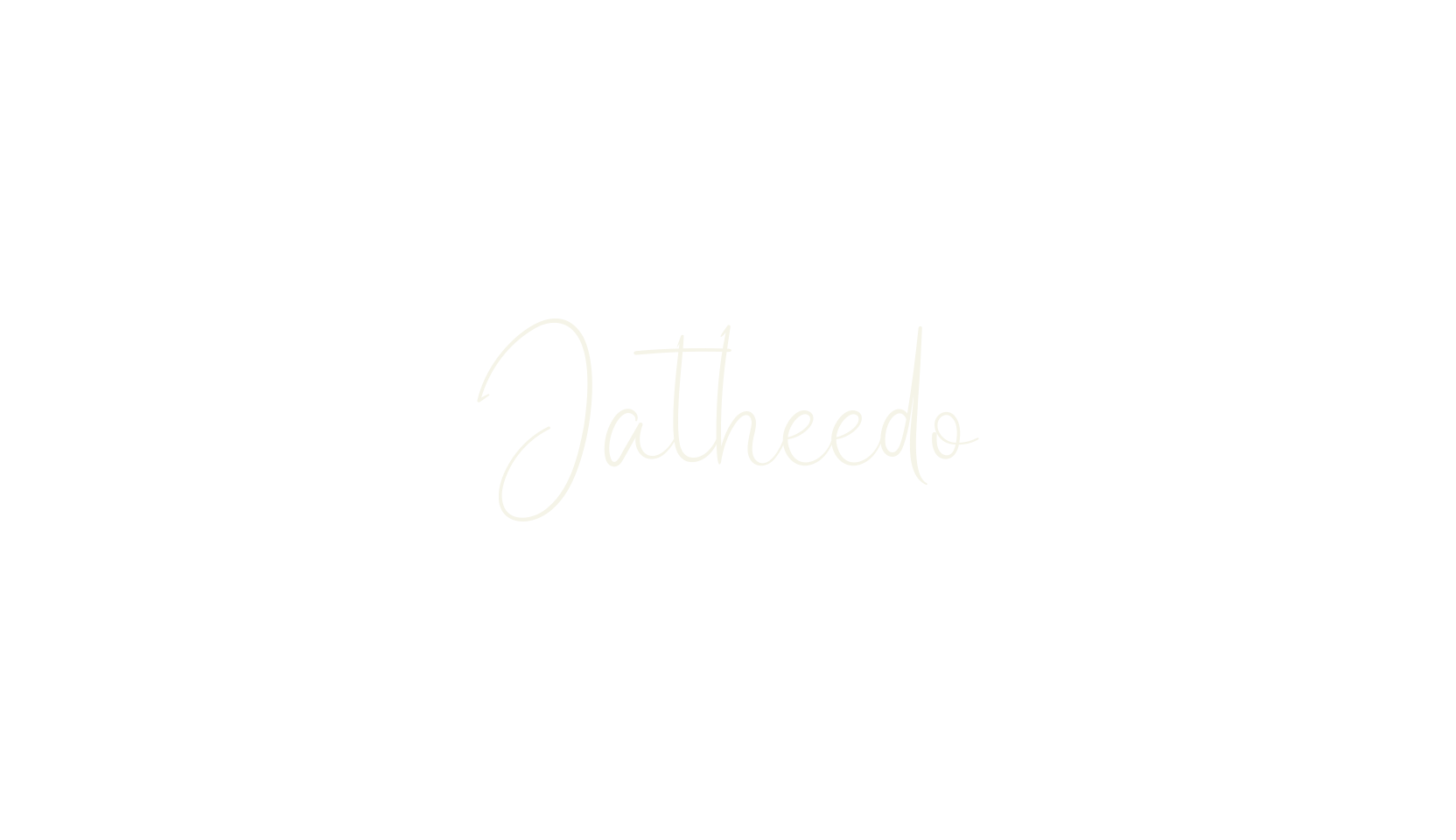Jatheedo, script font preview