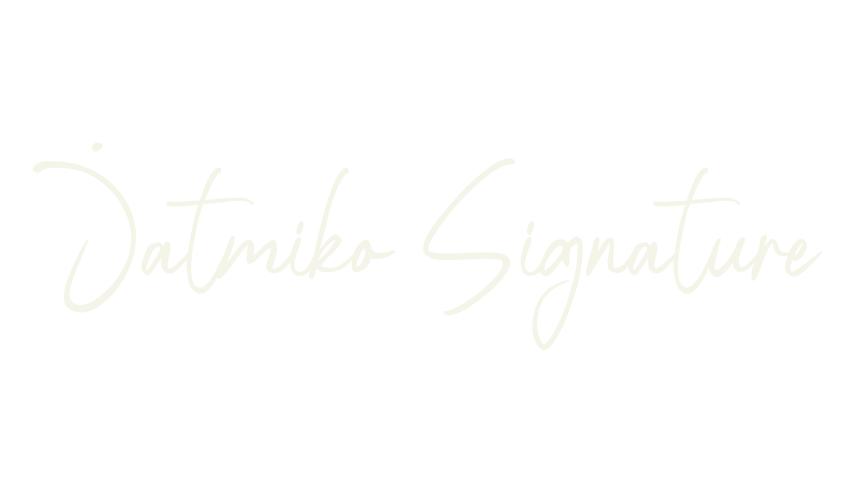 Jatmiko Signature, signature font preview