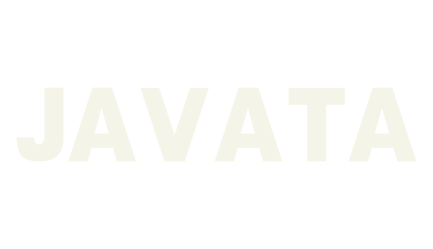 JAVATA, bold font preview