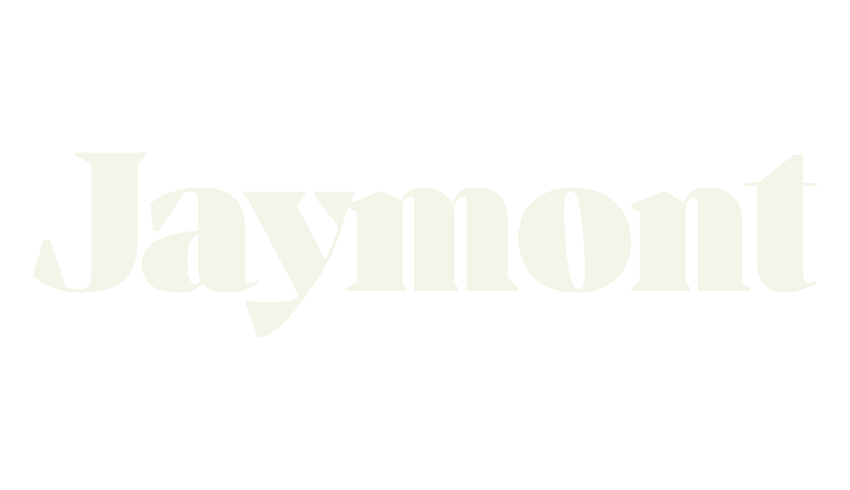 Jaymont, serif font preview
