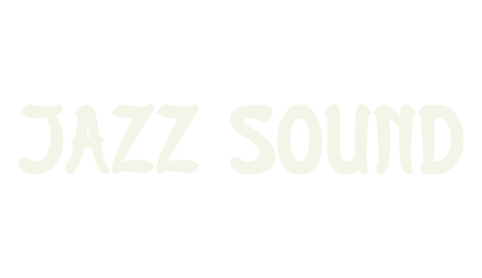 JAZZ SOUND, display market font preview