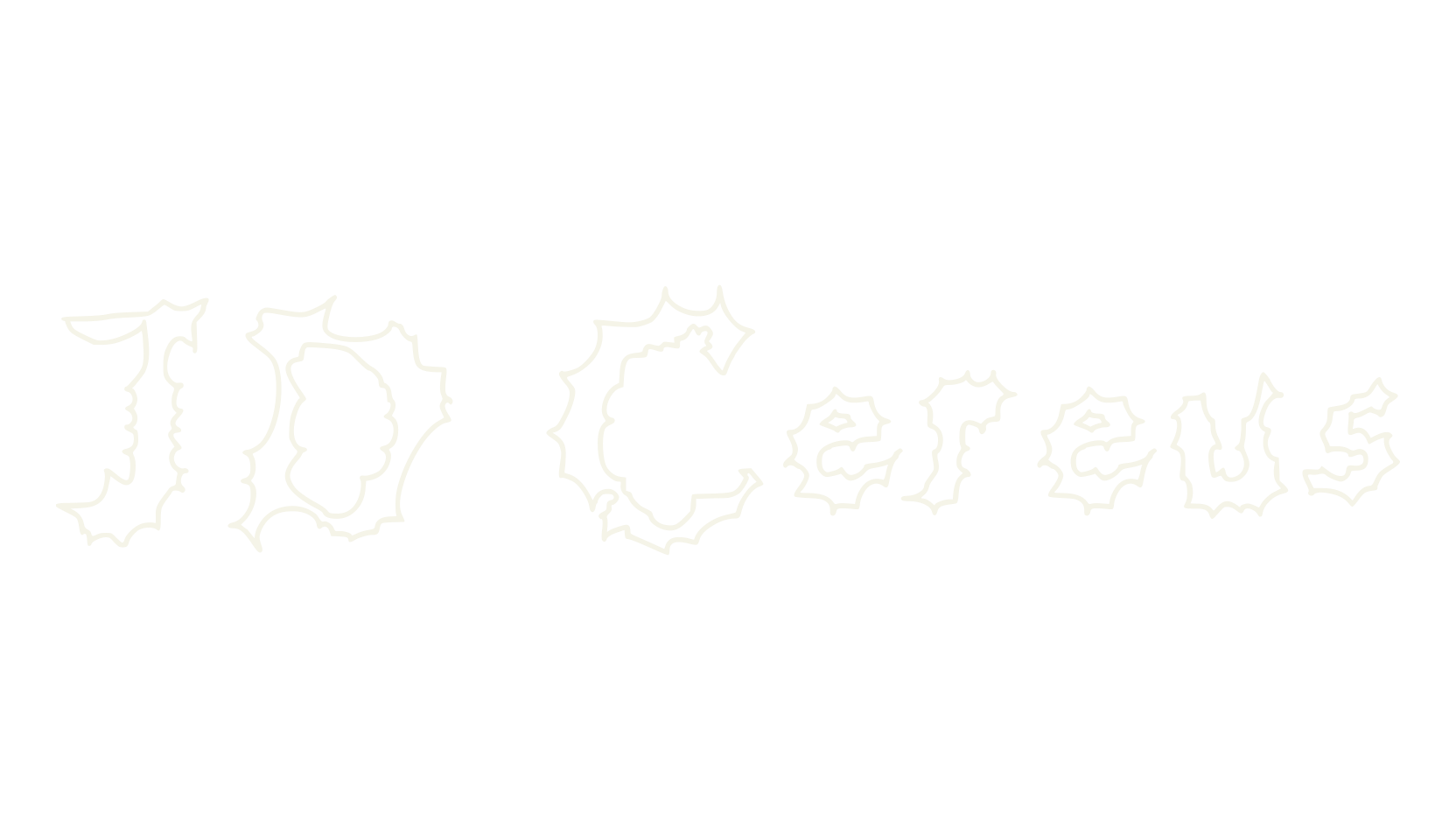 JD Cereus, fancy font preview