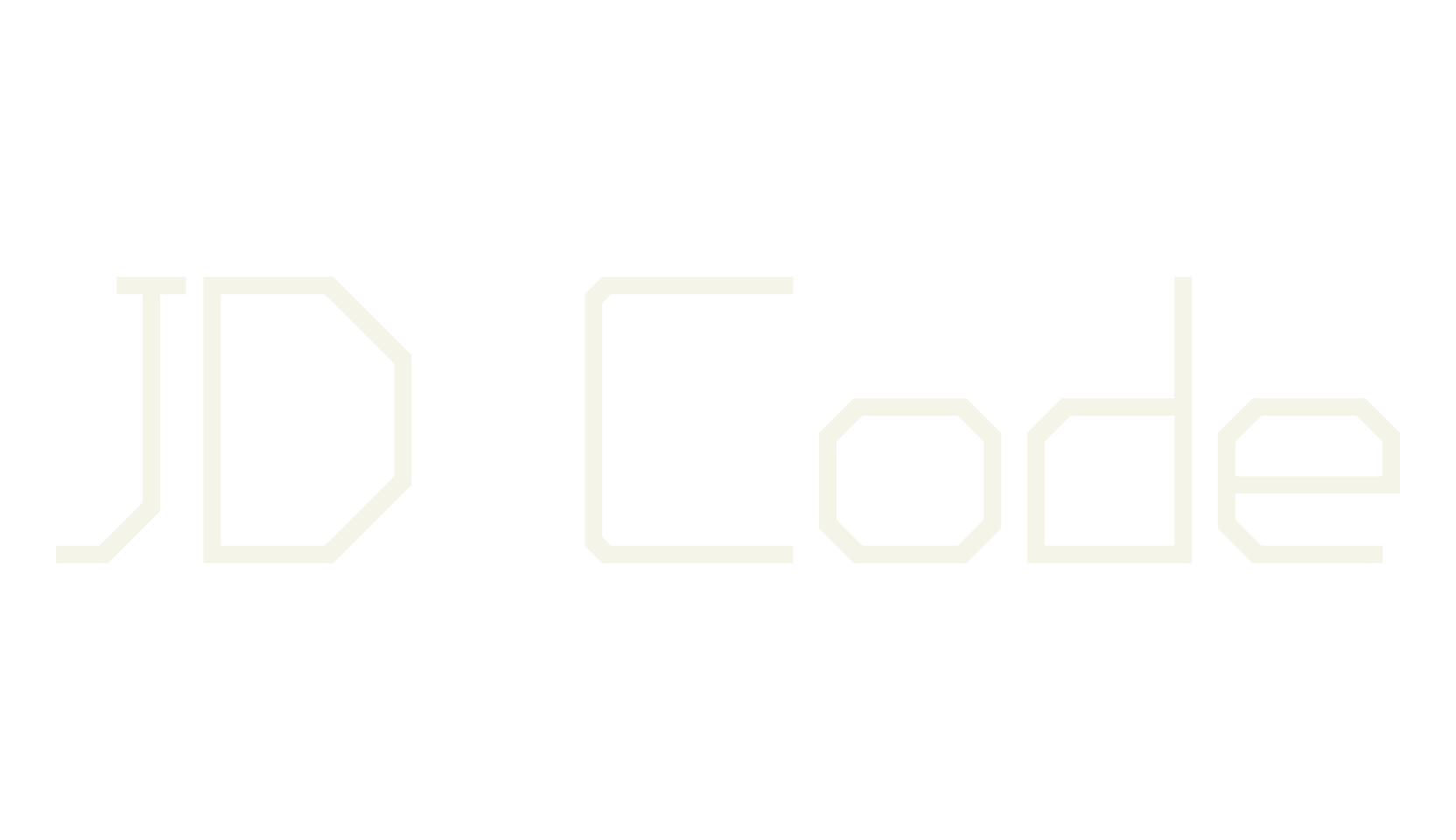 JD Code, digital font preview
