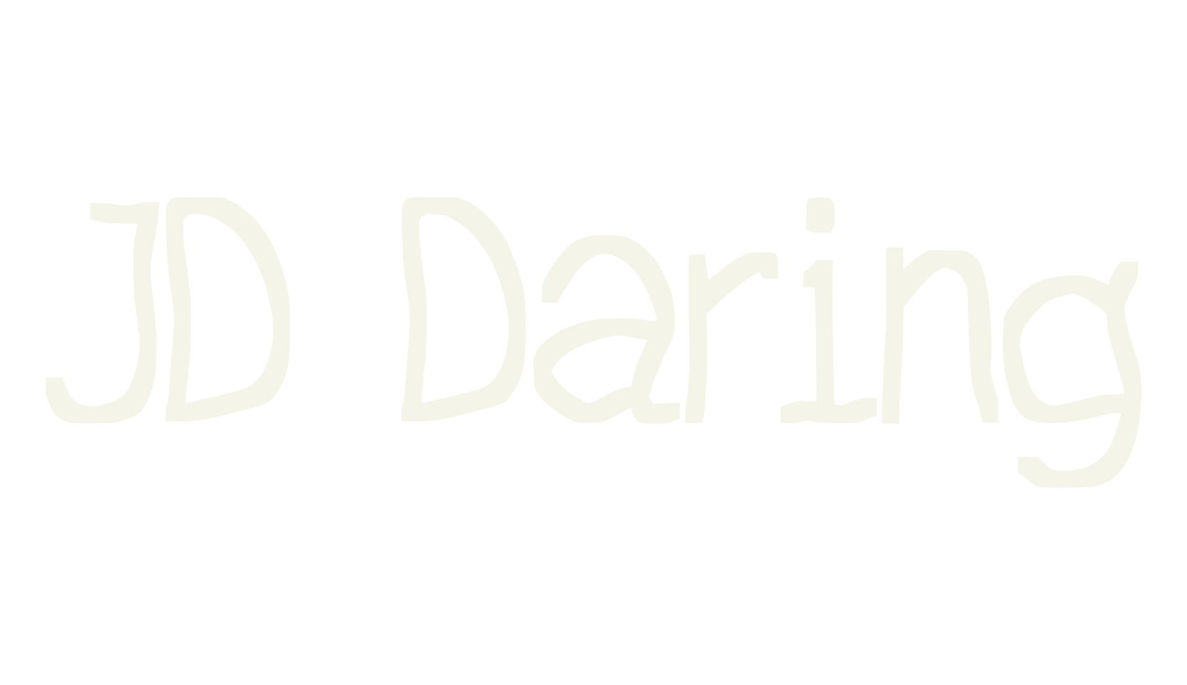 JD Daring, thin font preview