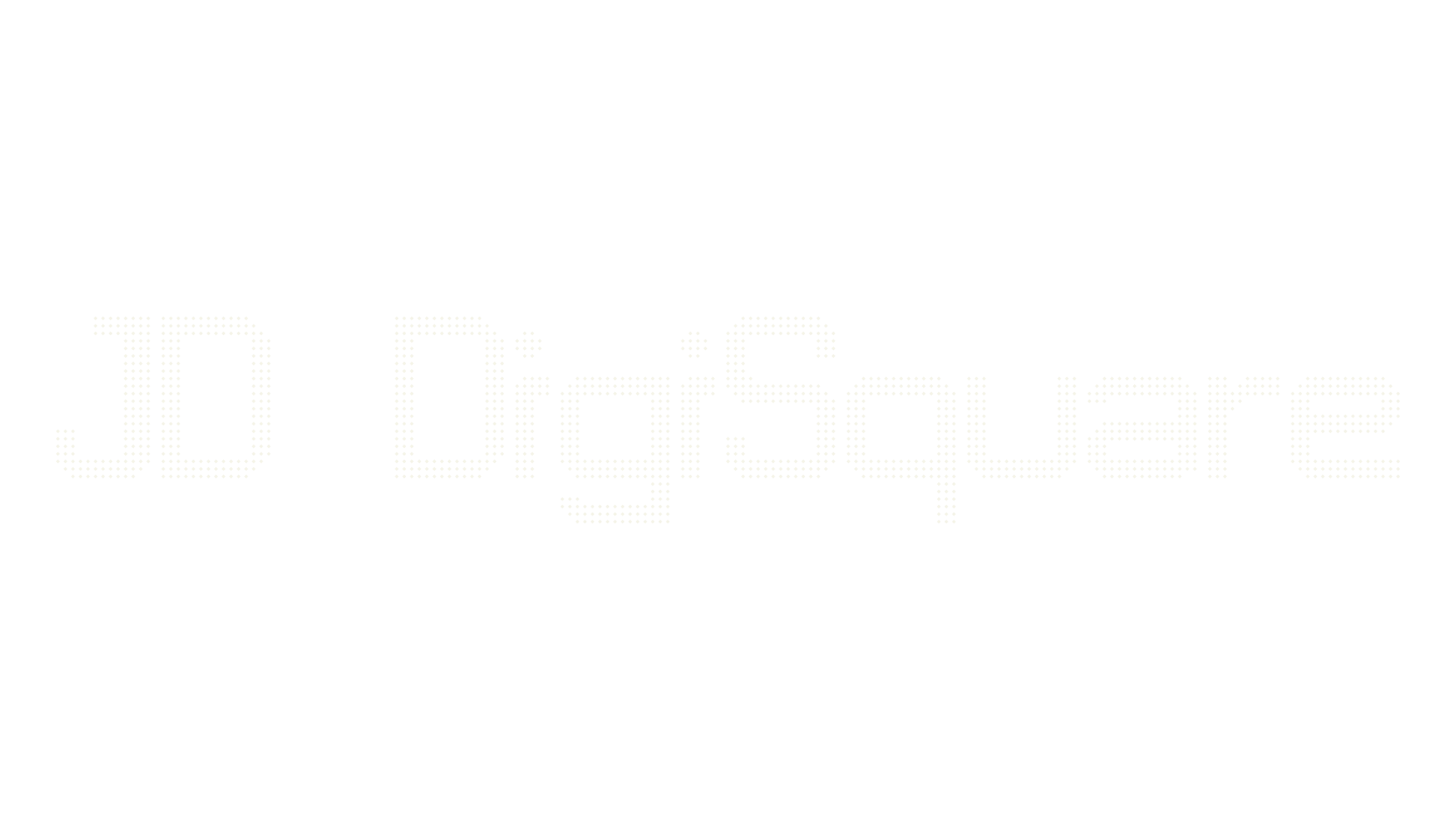 JD DigiSquare, dotted font preview