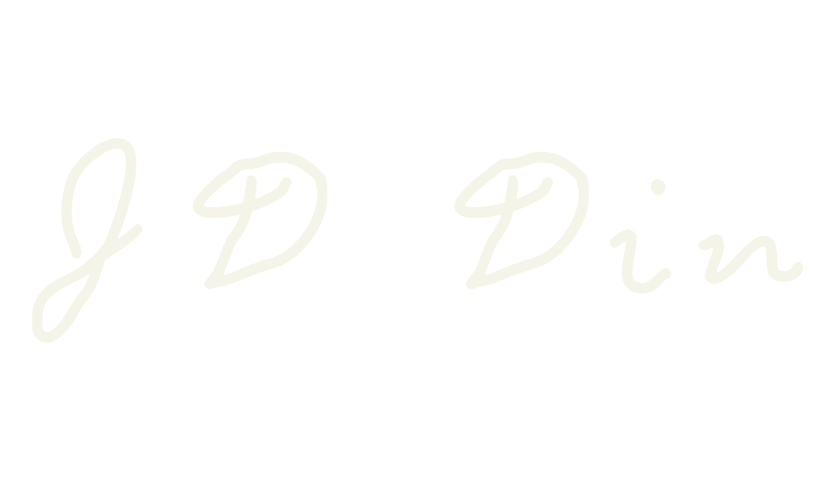 JD Din, calligraphy font preview