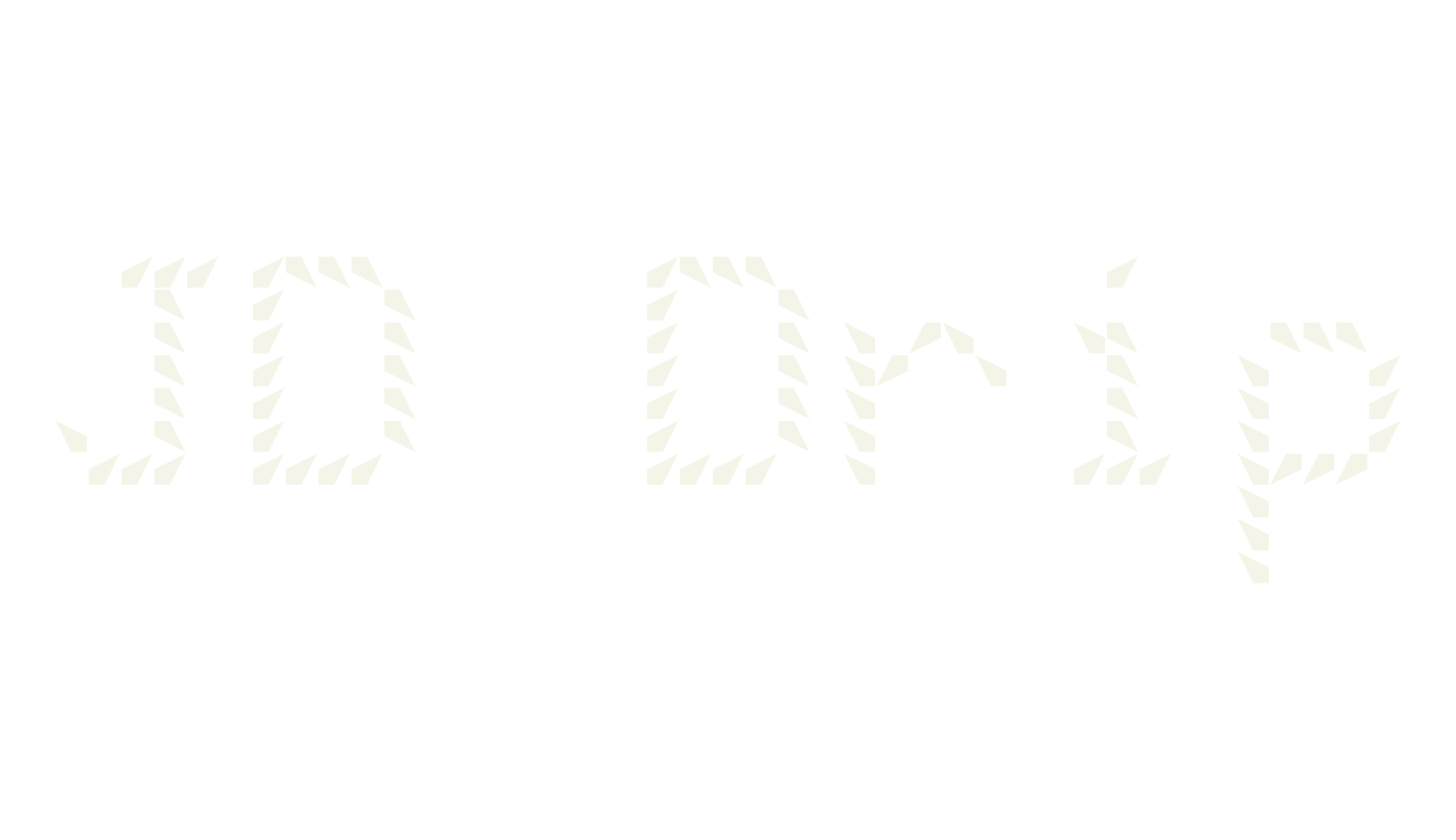 JD Drip, dripping font preview