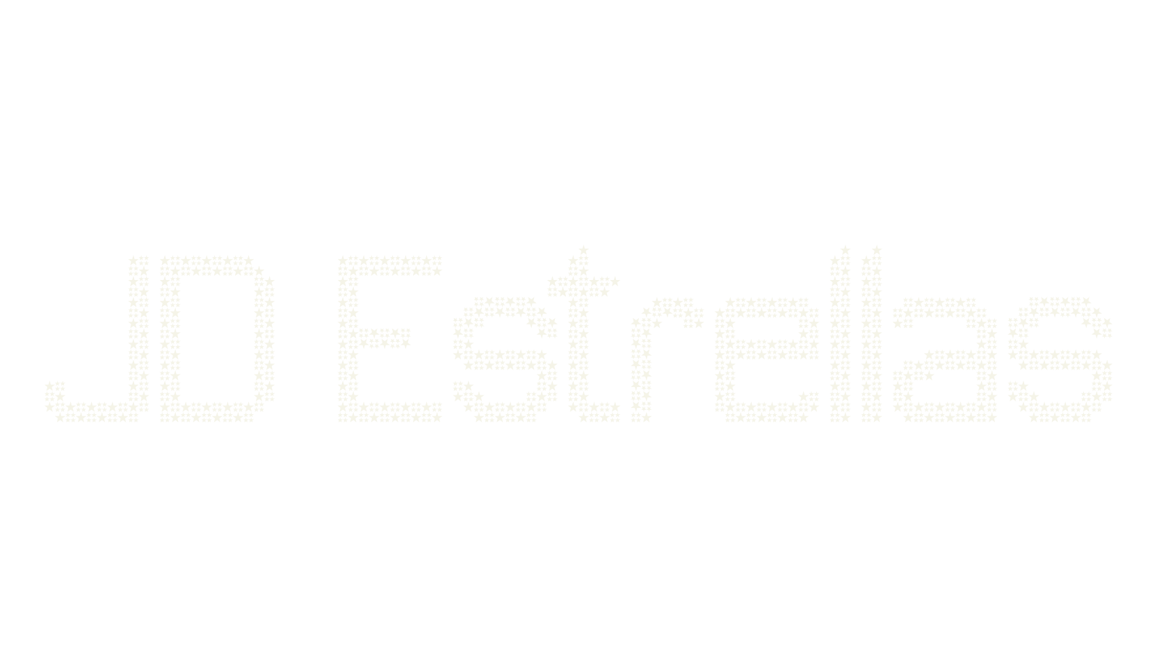 JD Estrellas, stars font preview