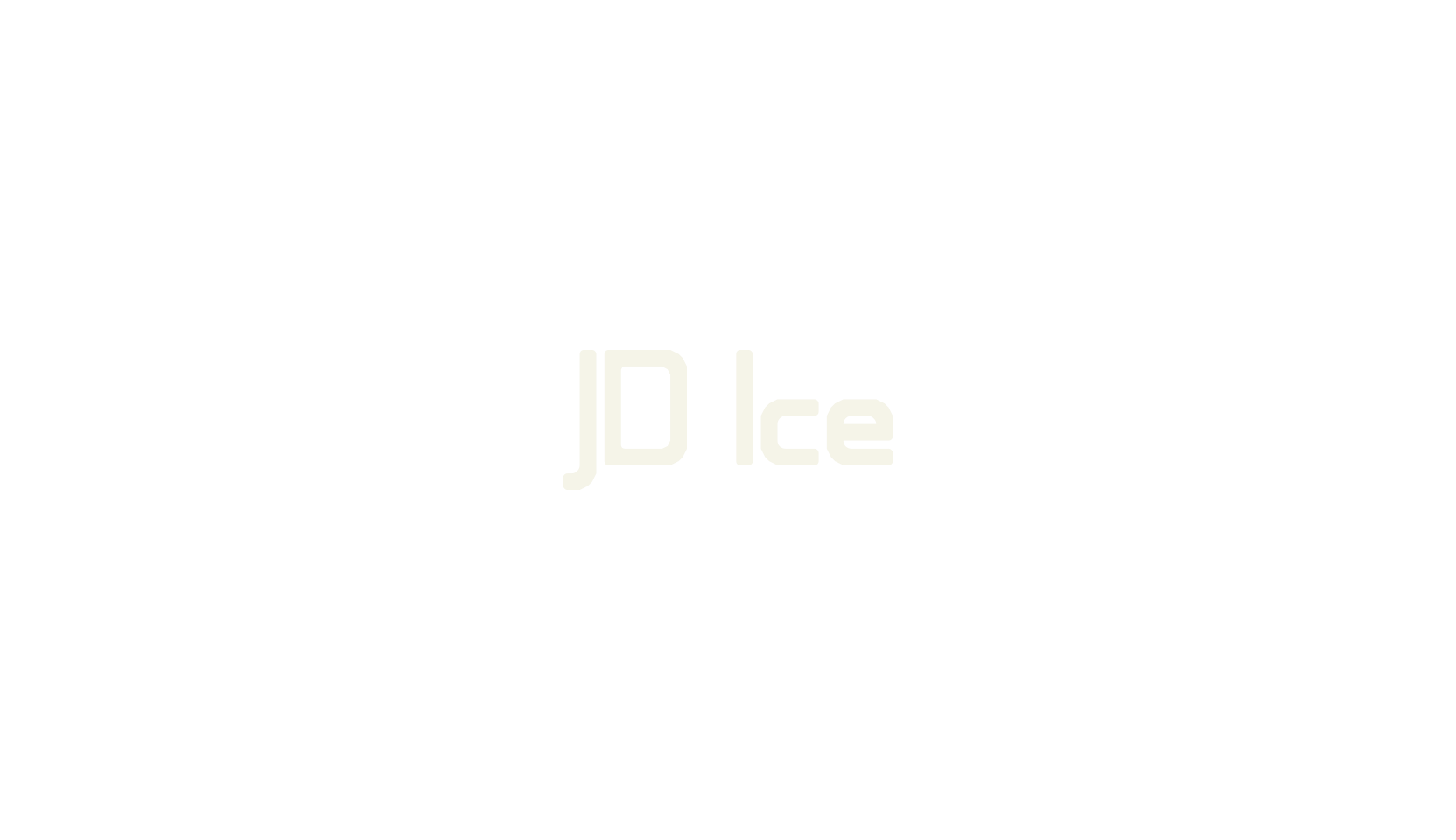 JD Ice, modern font preview