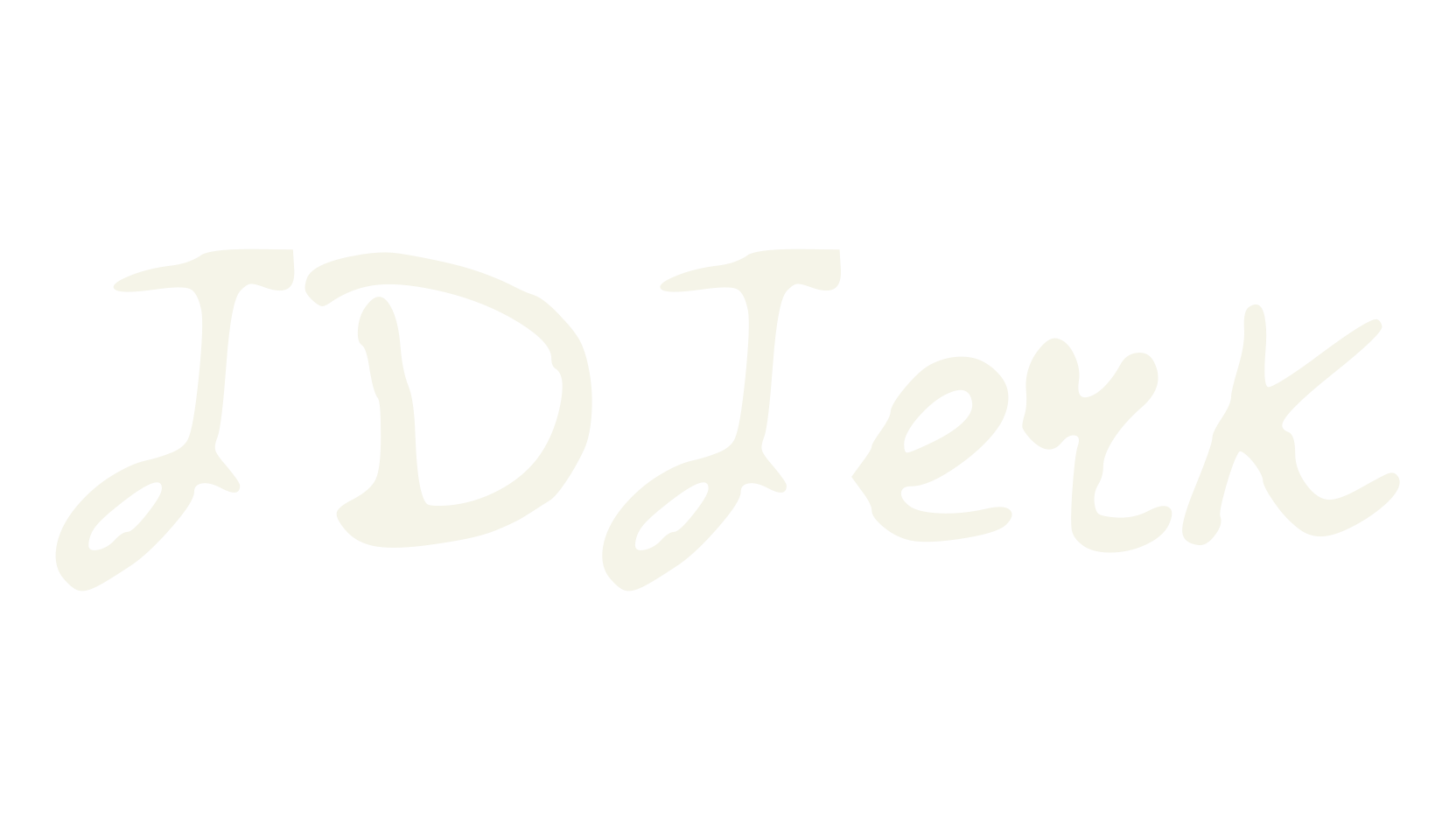 JDJerk, cursive font preview