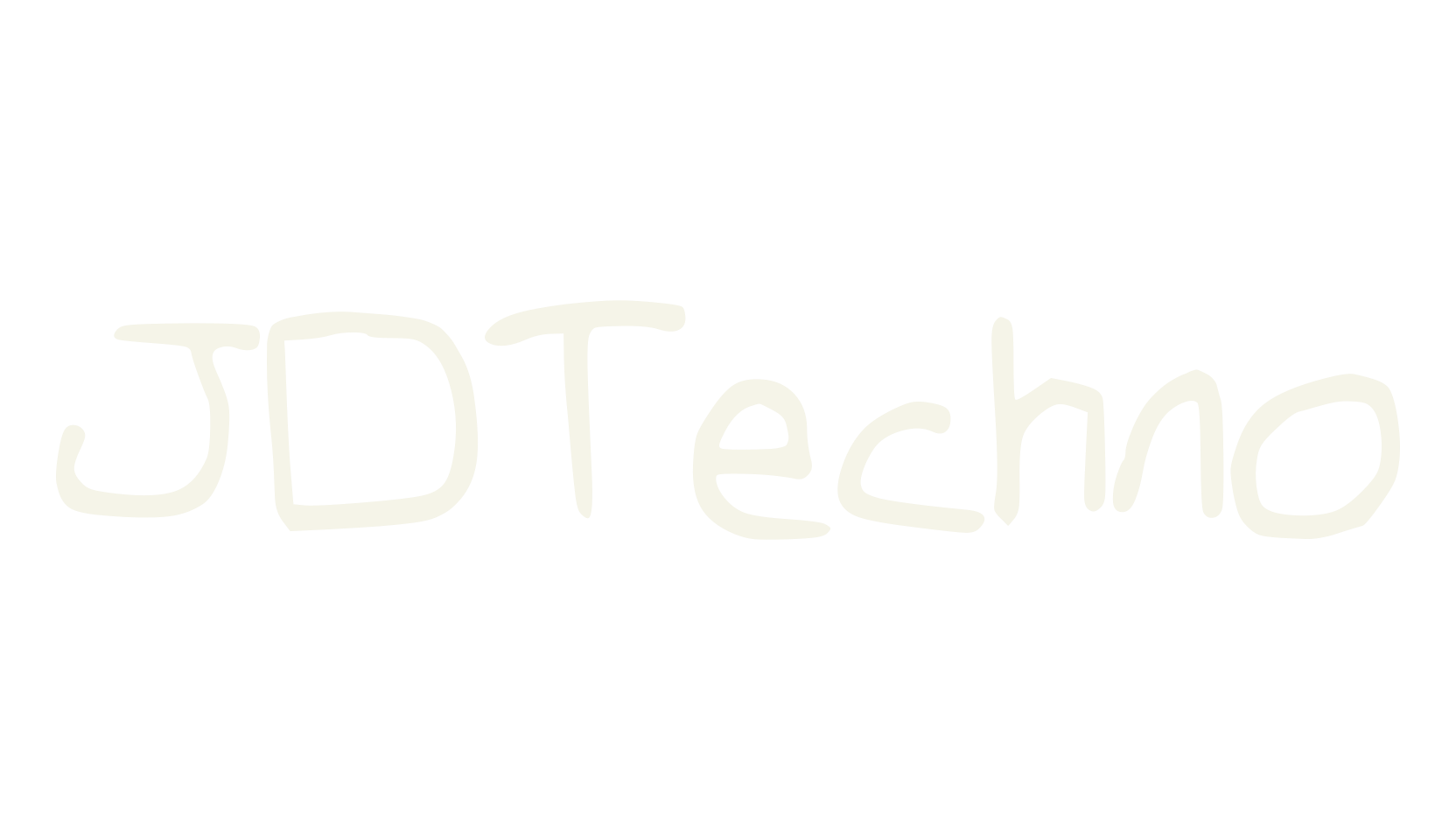 JDTechno, marker font preview