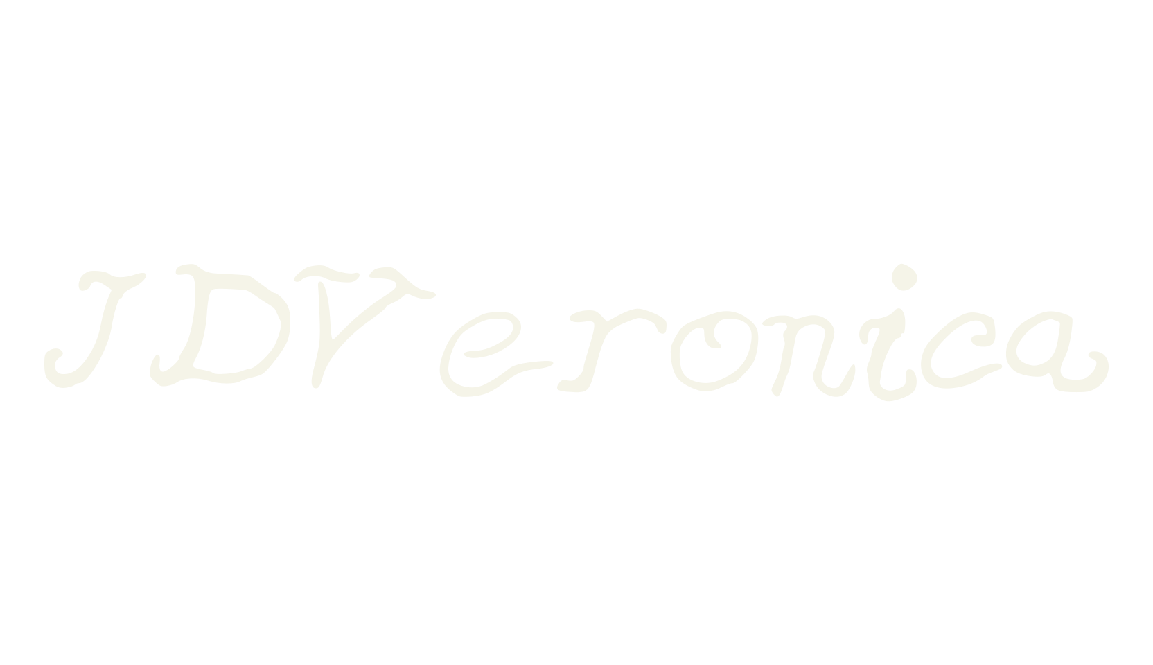 JDVeronica, cursive font preview