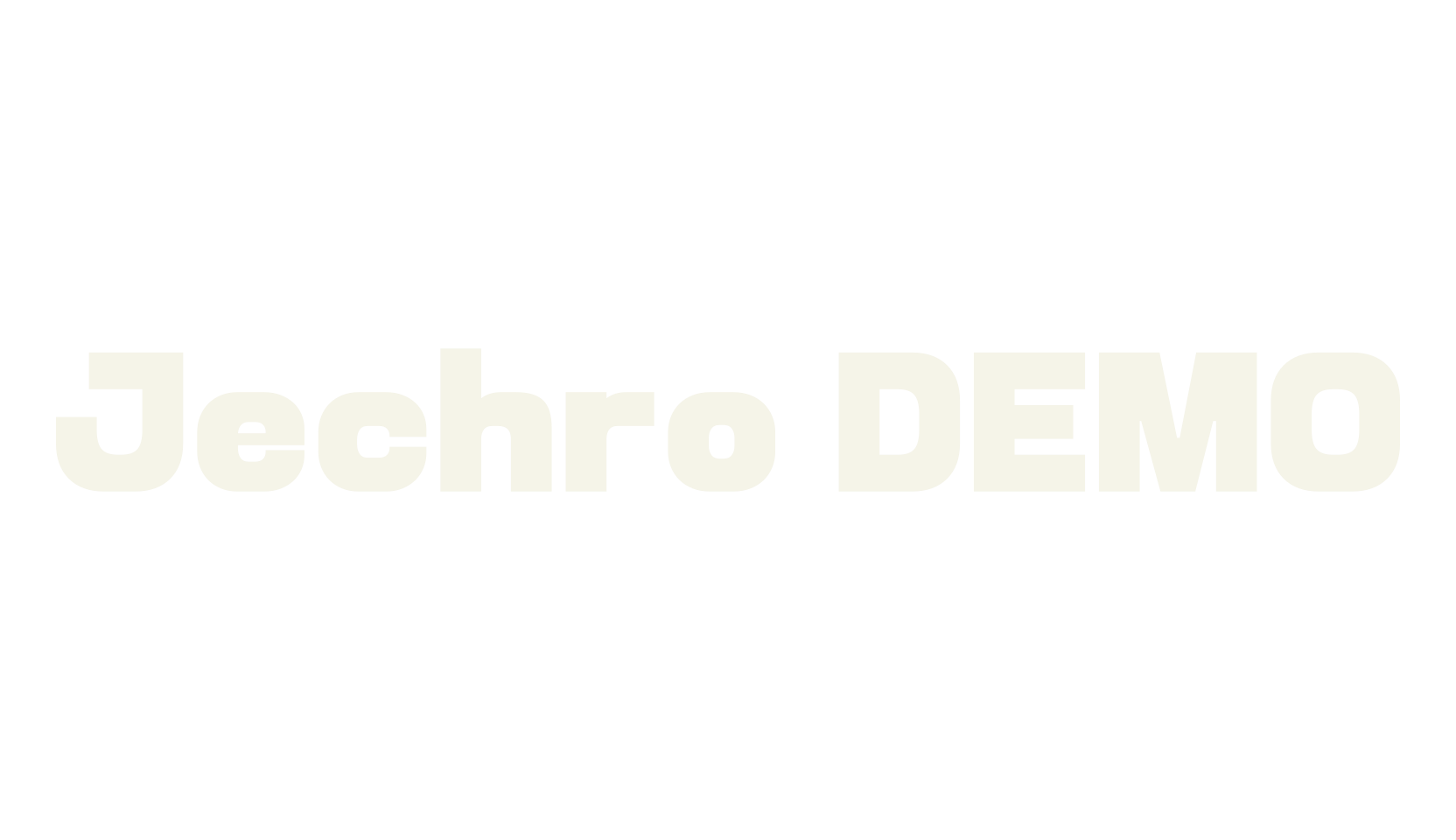 Jechro DEMO, cool font preview