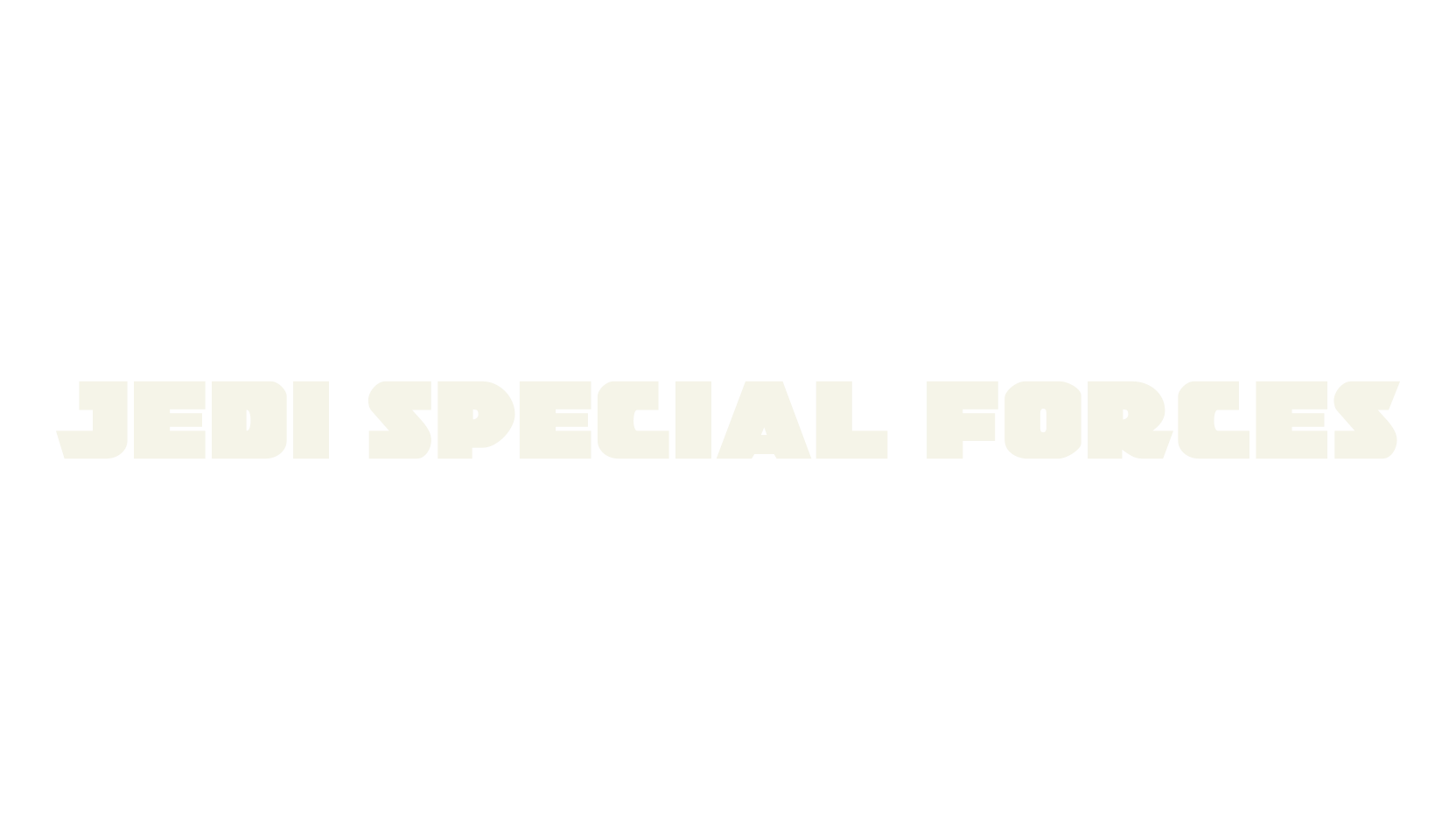 Jedi Special Forces, sans font preview