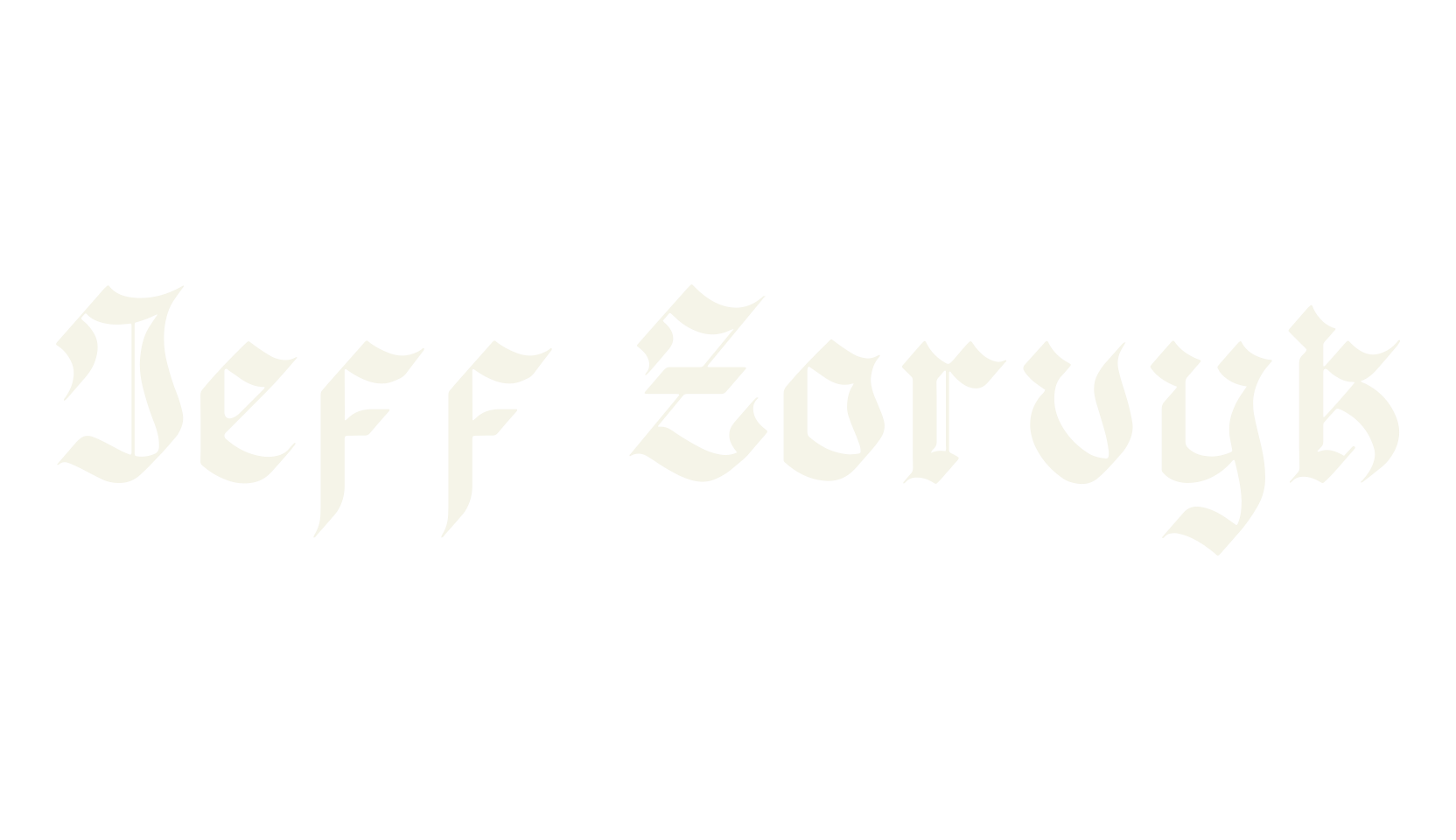 Jeff Zorvyk, tattoo font preview