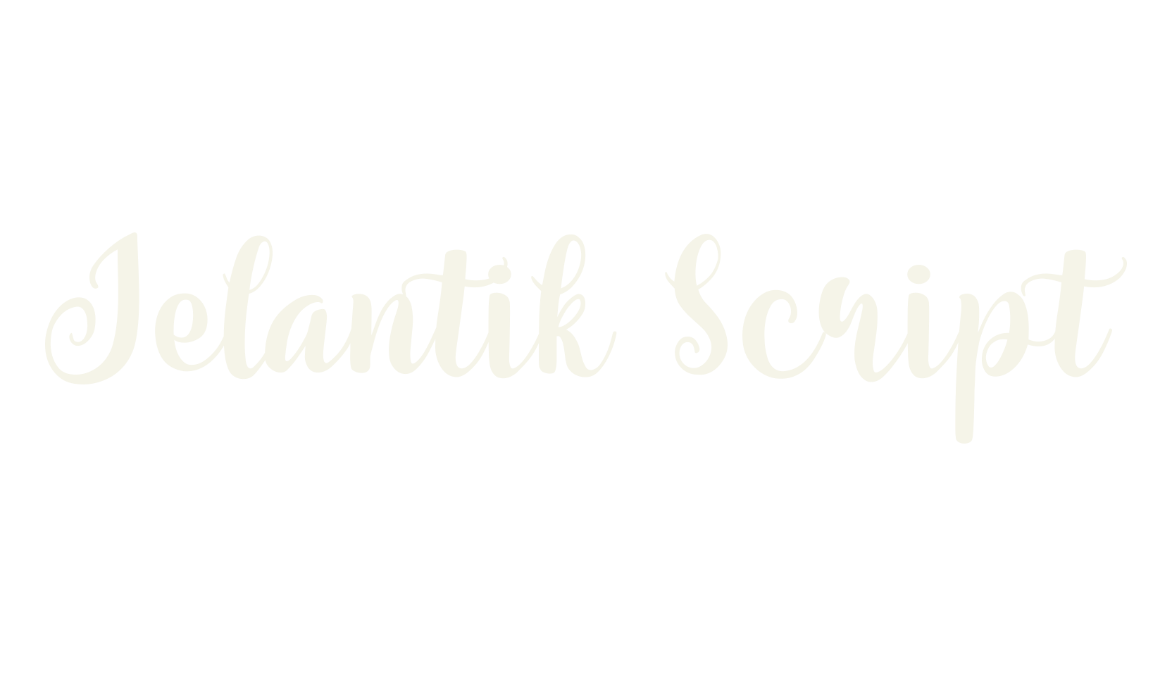 Jelantik Script, cursive font preview
