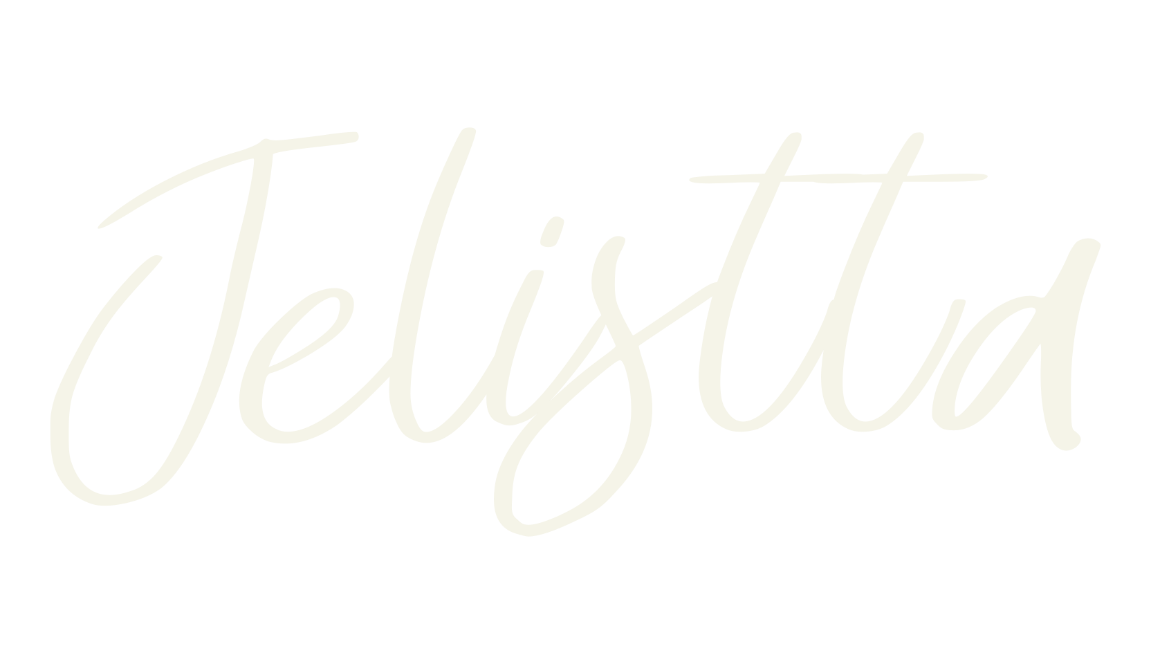 Jelistta, cursive font preview