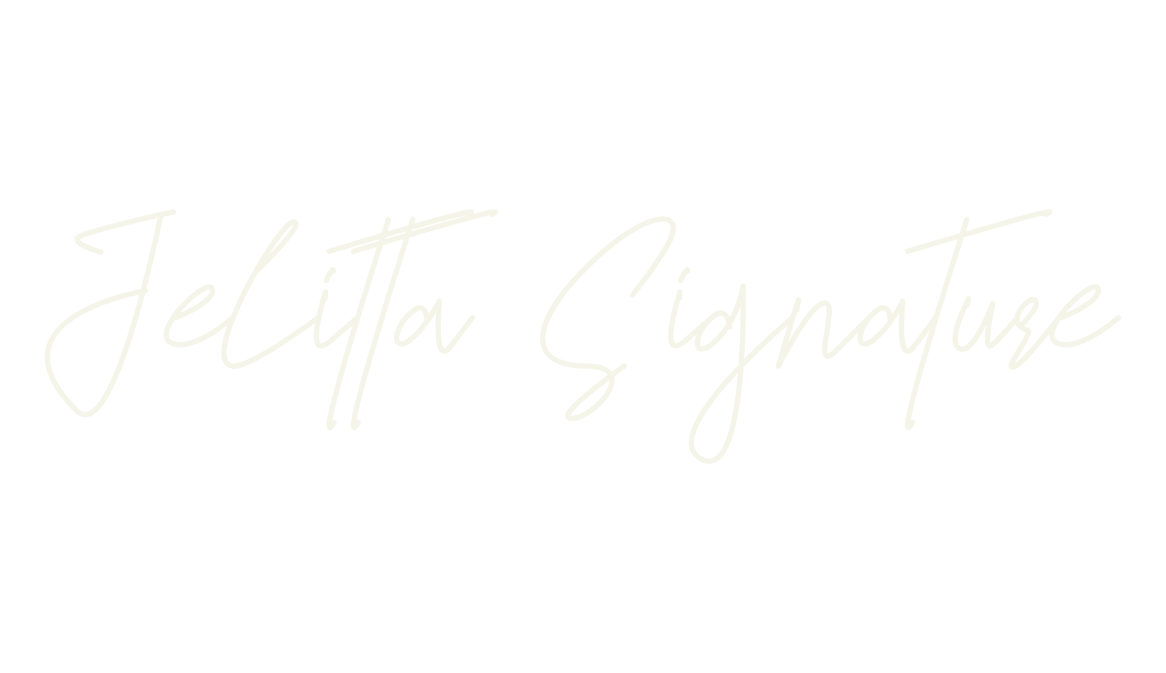 Jelitta Signature, signature font preview