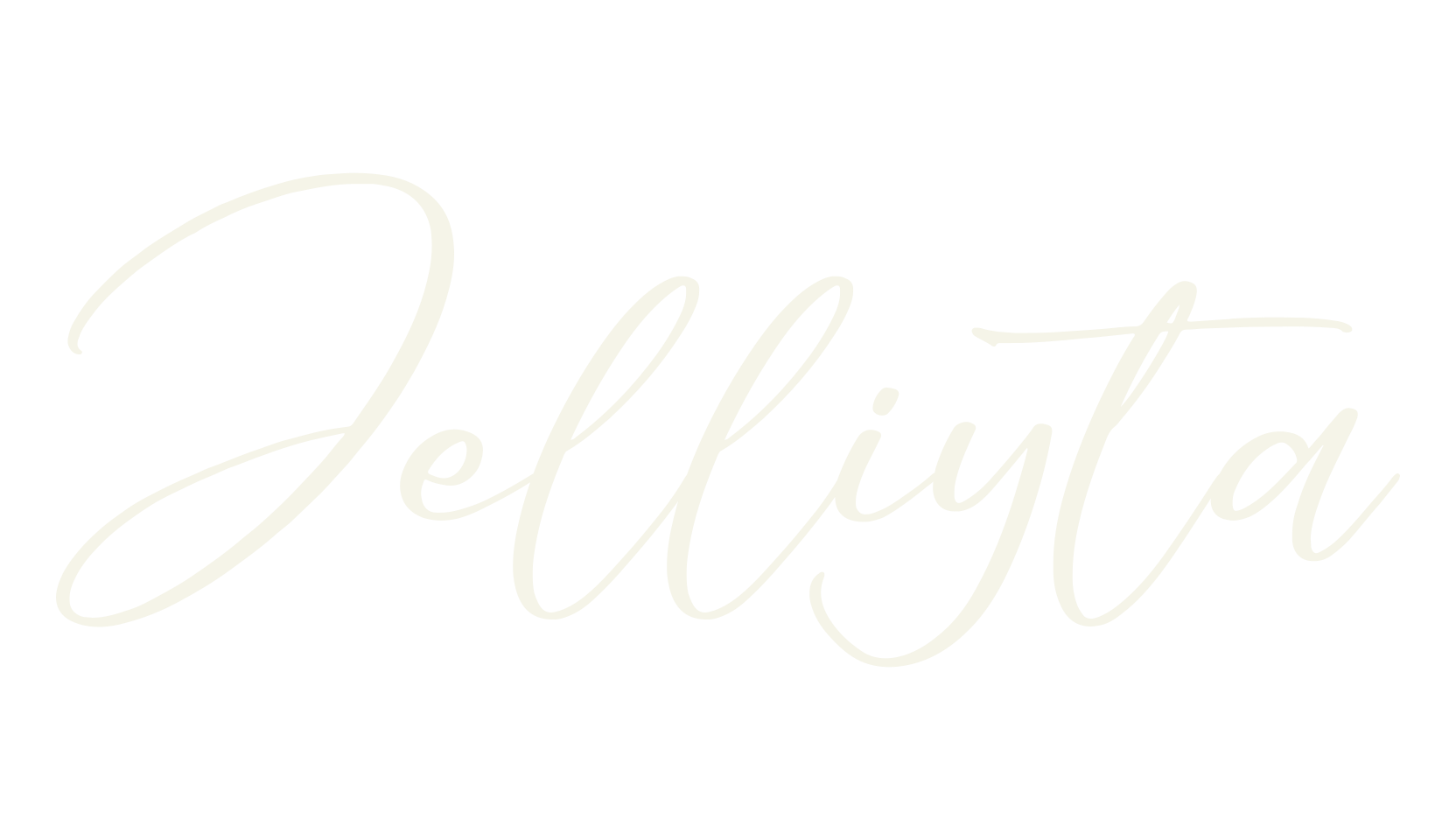 Jelliyta, script font preview