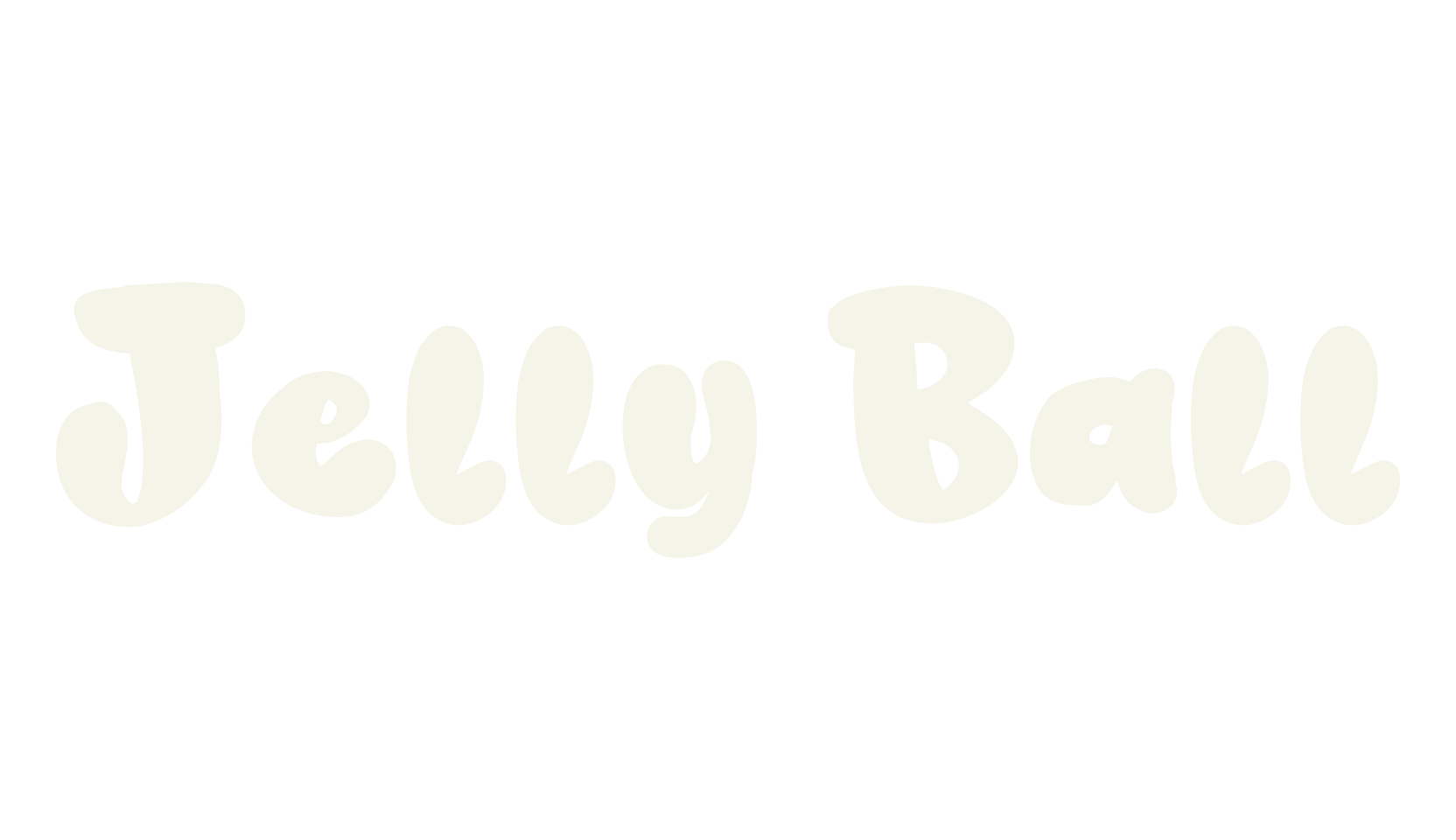Jelly Ball, funky font preview