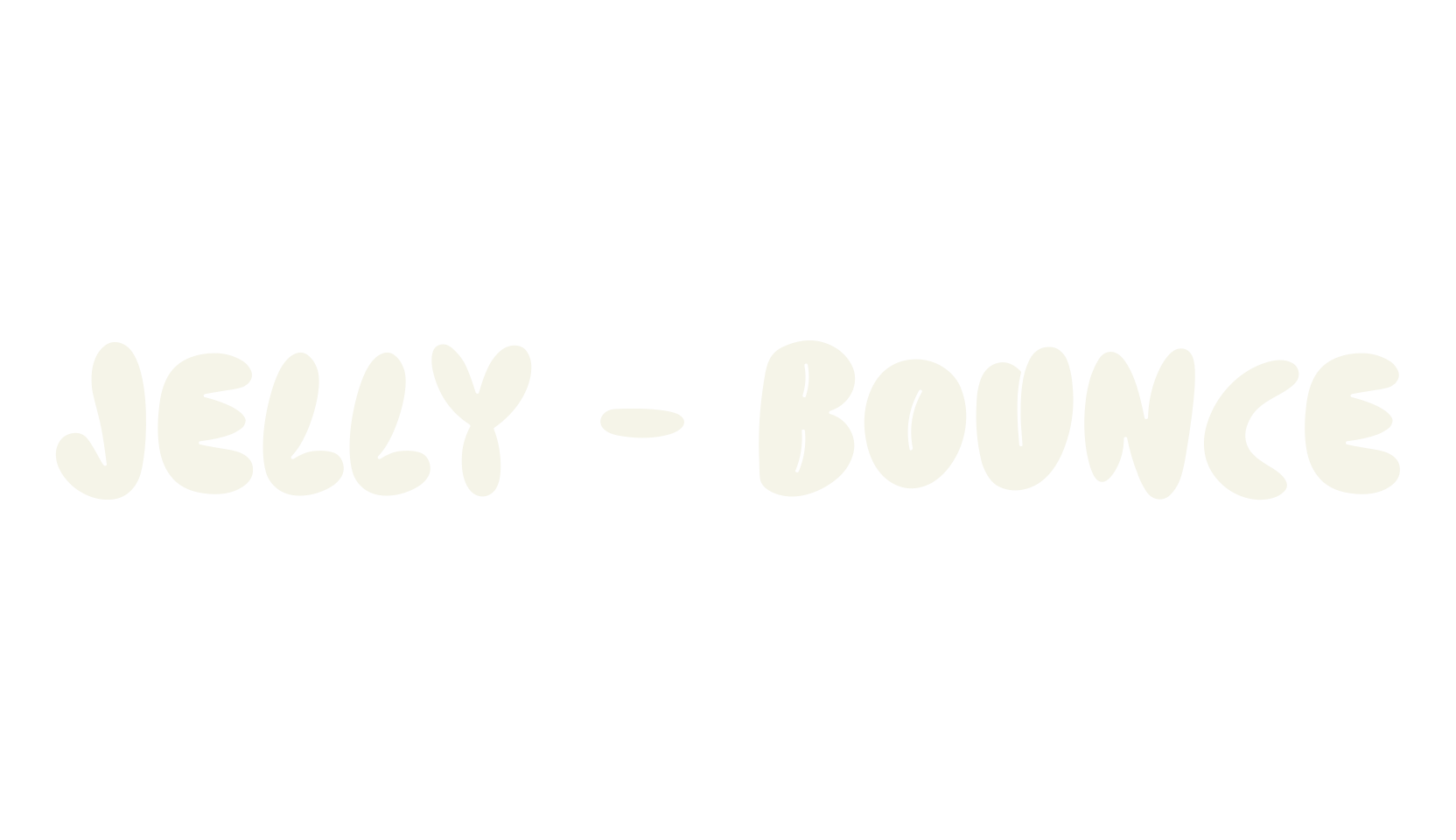 Jelly - Bounce, gaming font preview