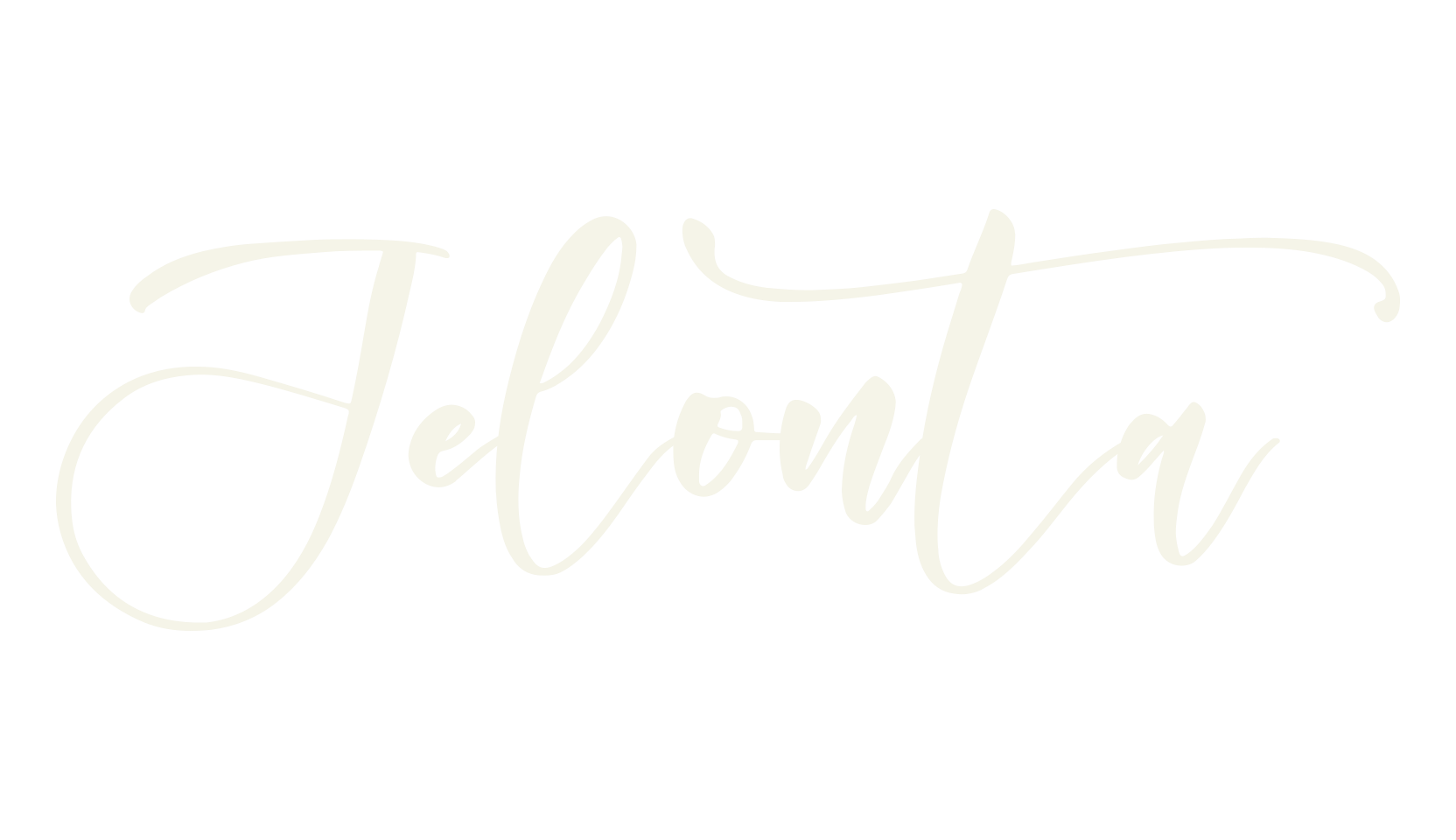 Jelonta, script font preview