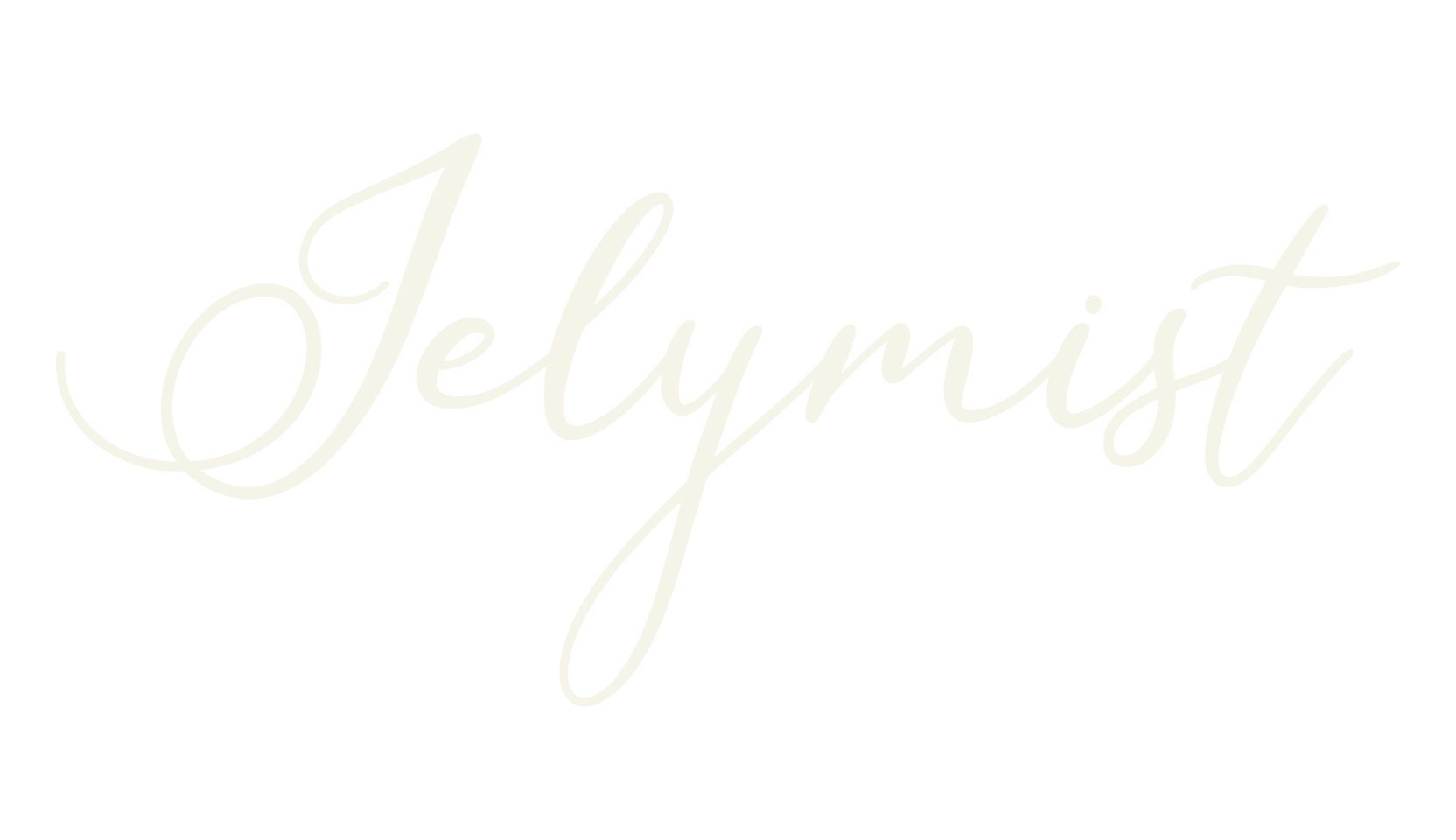 Jelymist, handwritten font preview