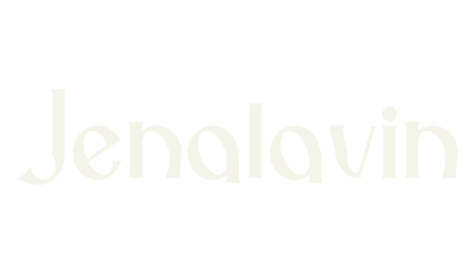 Jenalavin, modern calligraphy font preview