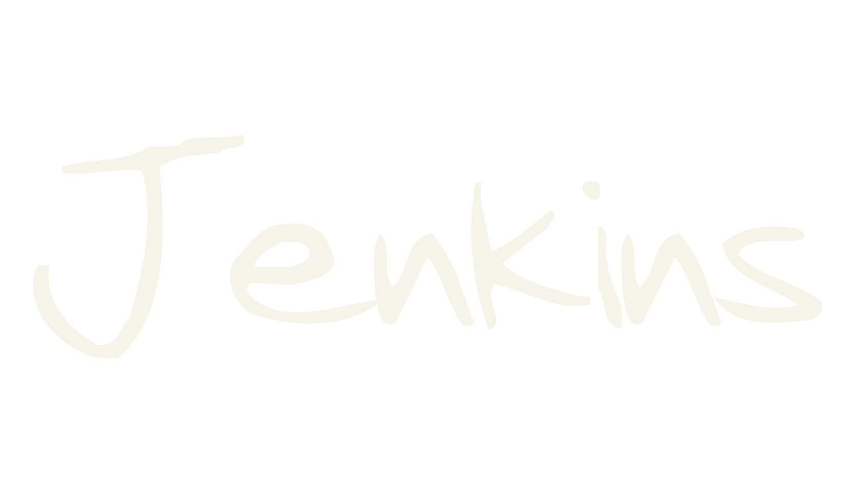 Jenkins, handwritten font preview