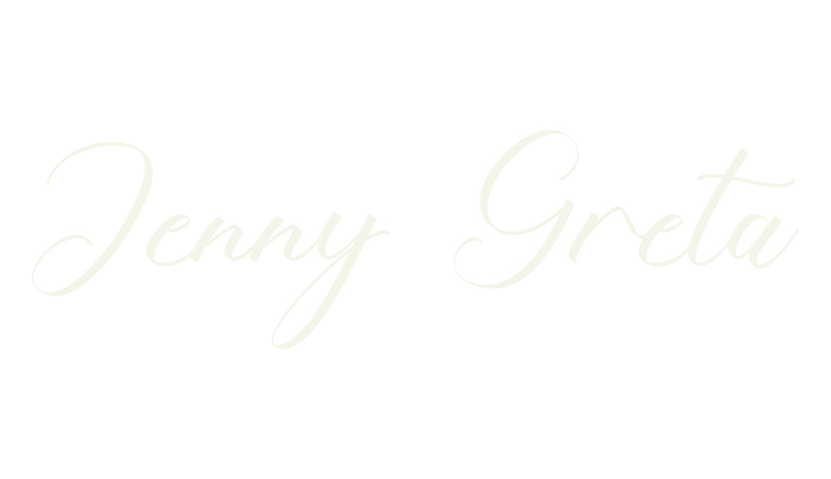 Jenny Greta, calligraphy font preview