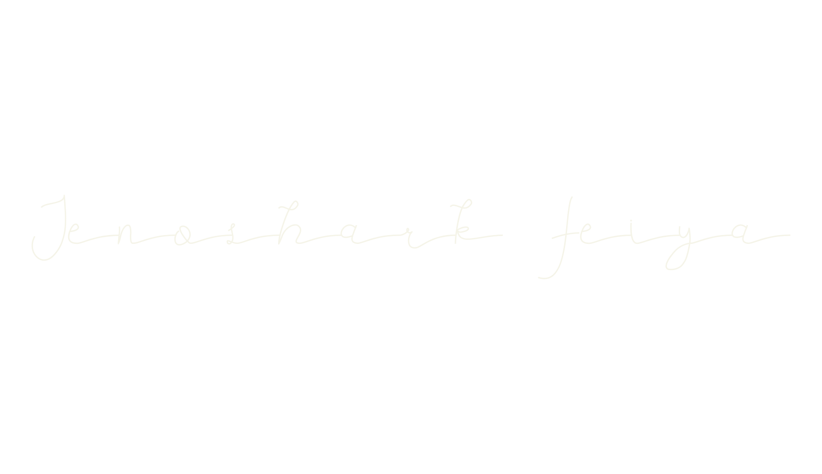Jenoshark Feiya, cursive font preview