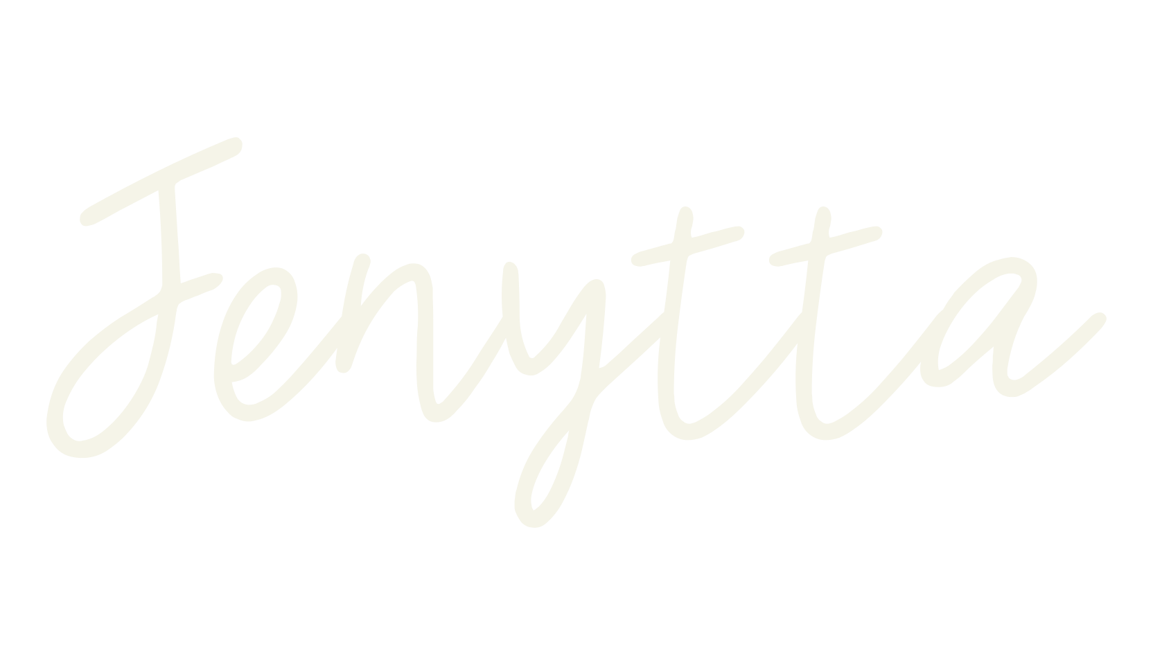 Jenytta, monoline font preview