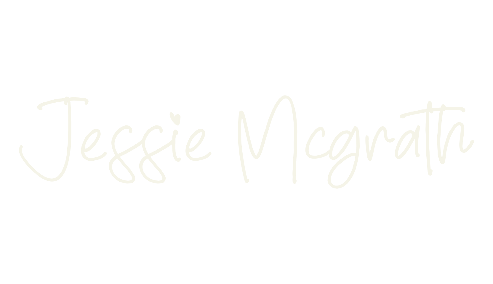 Jessie Mcgrath, script font preview