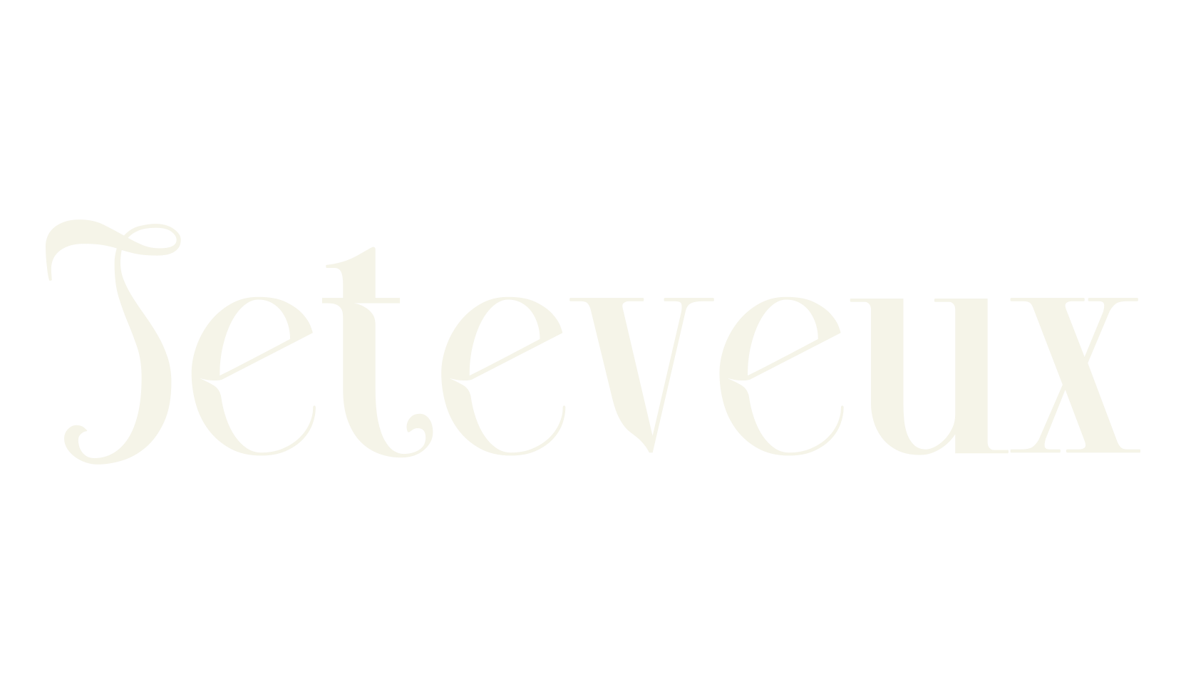 Jeteveux, fashion sign font preview