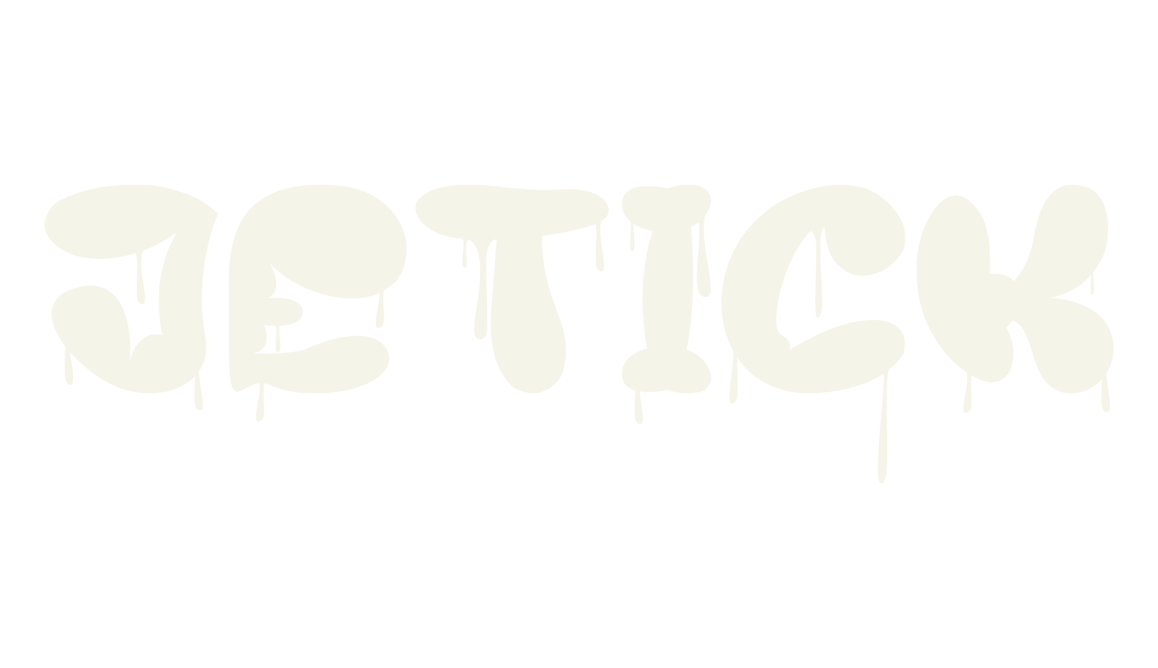 JETICK, graffiti font preview