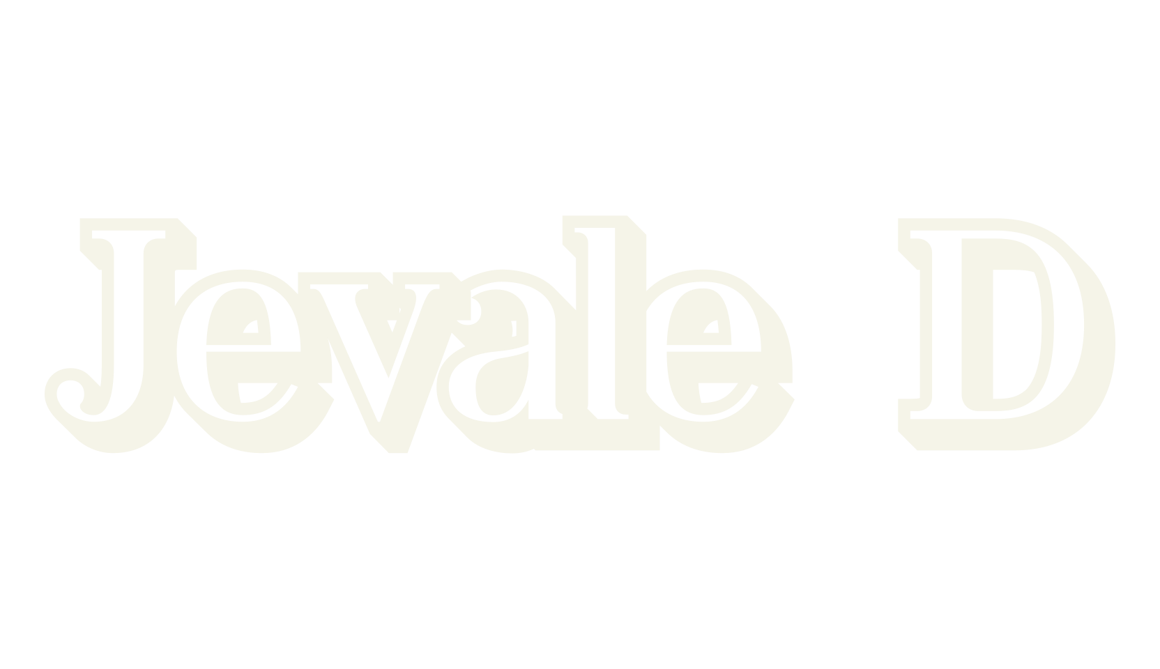 Jevale 3D, 3d font preview