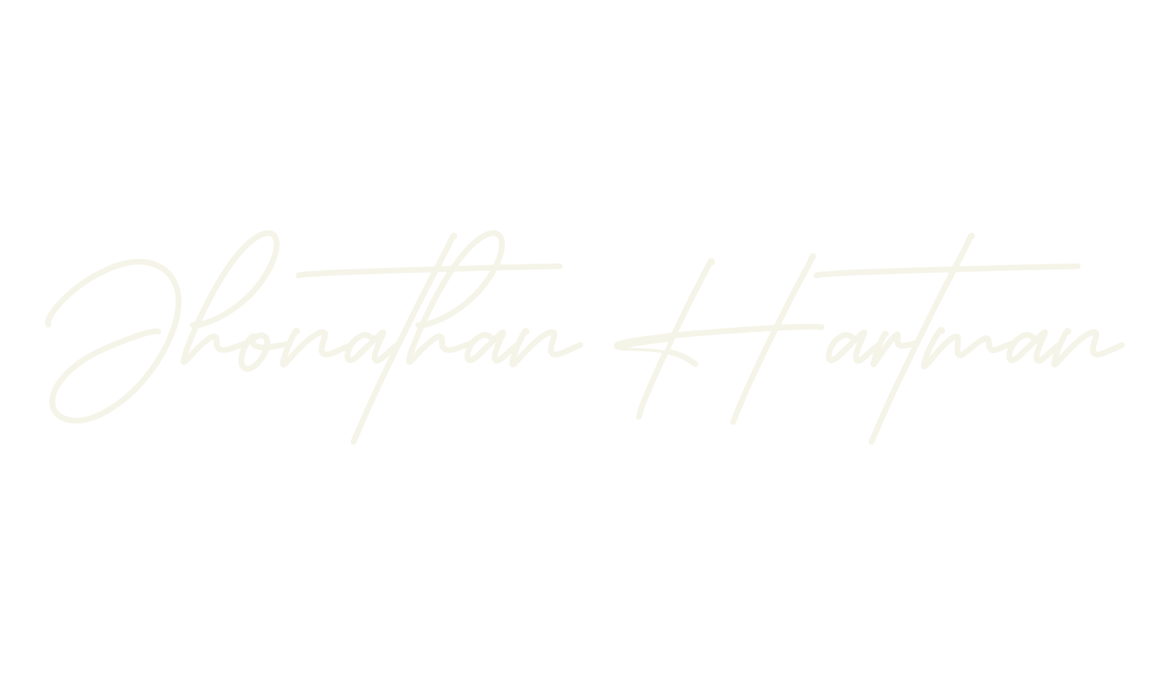 Jhonathan Hartman, script font preview