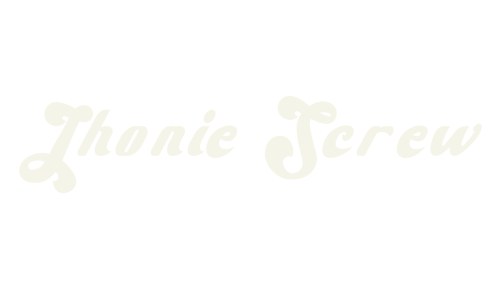 Jhonie Screw, fashion script font preview