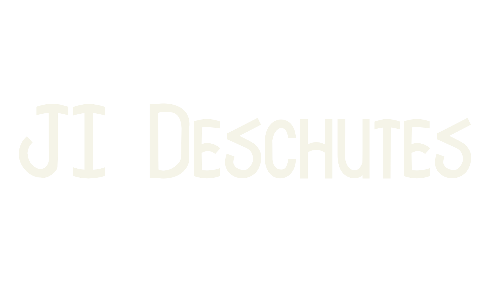 JI Deschutes, decorative font preview