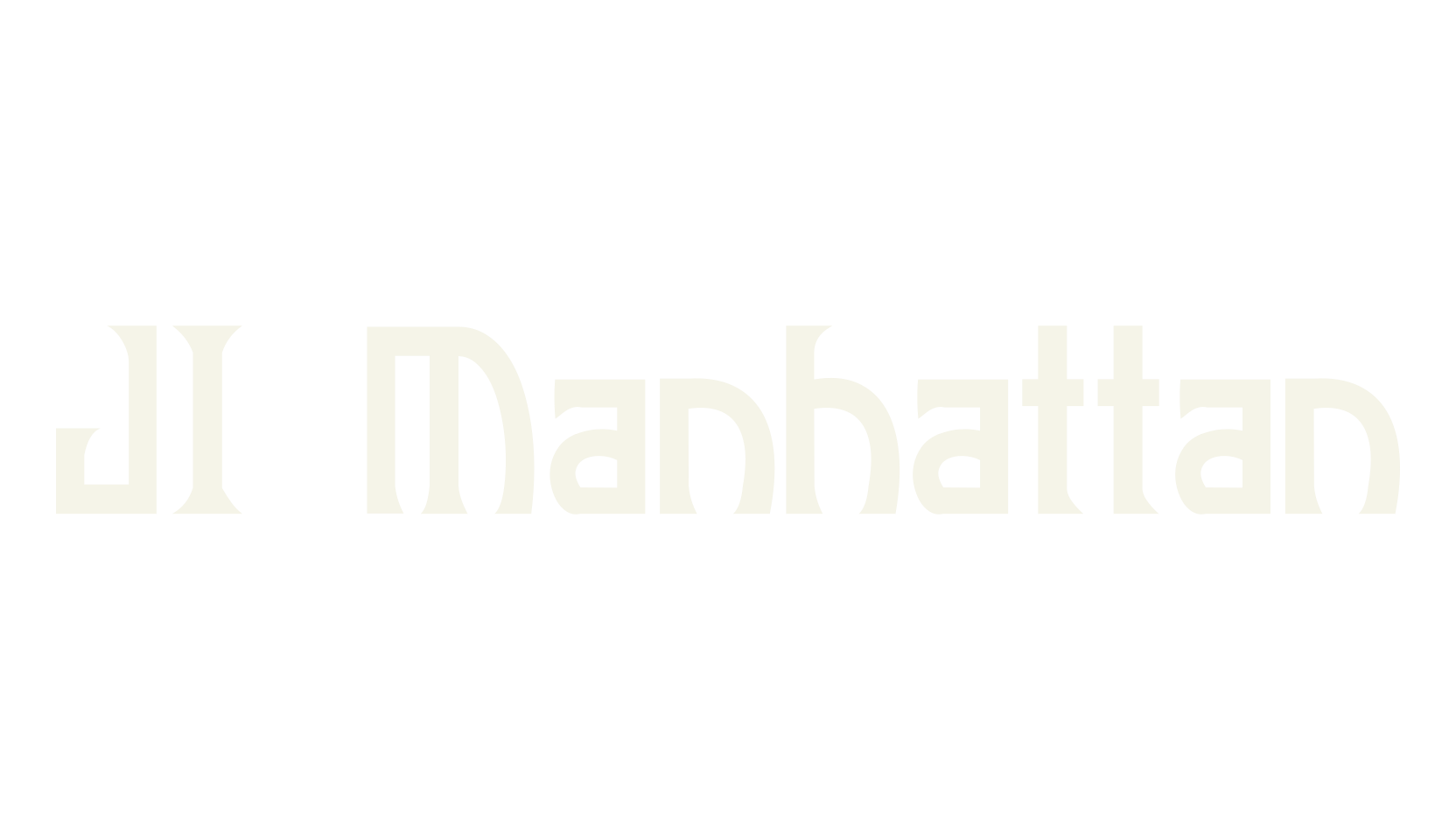 JI Manhattan, gothic font preview