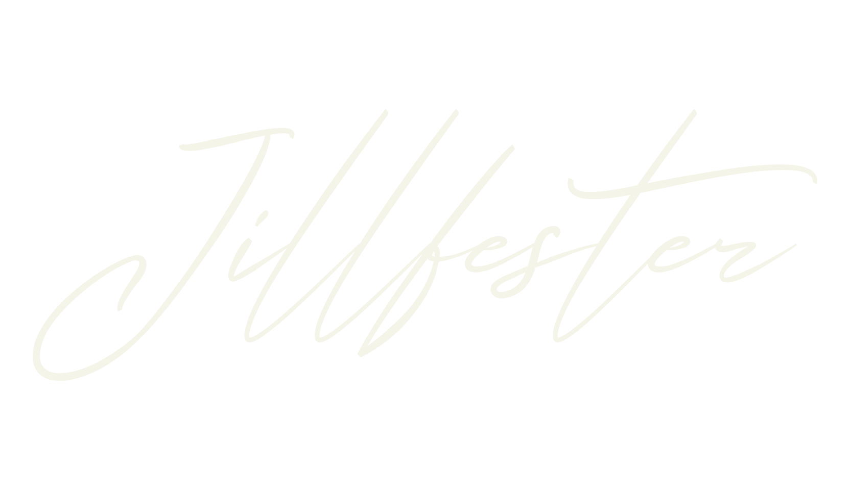 Jillfester, cursive font preview